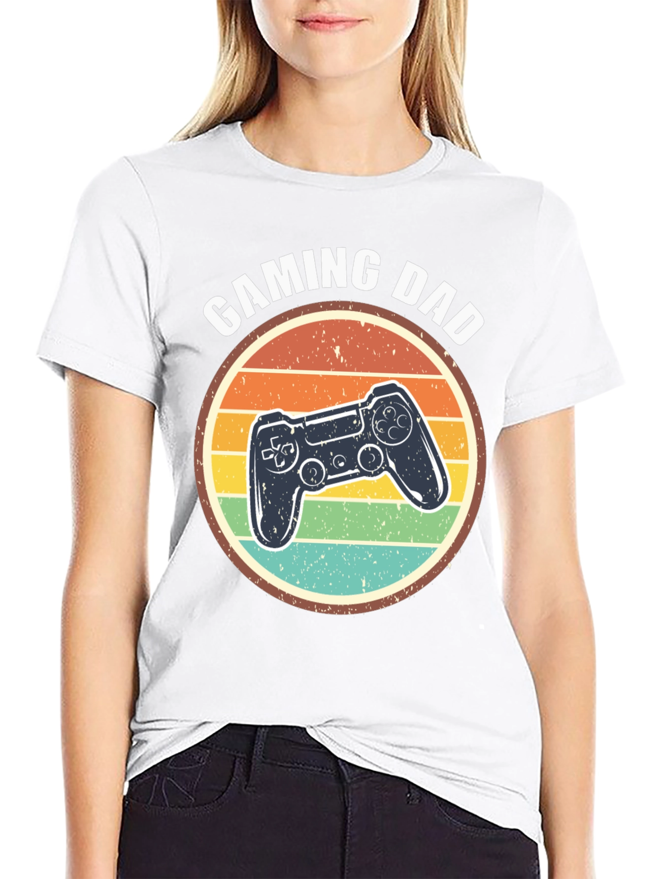 Gaming Dad T-Shirt - Retro Gamer Style