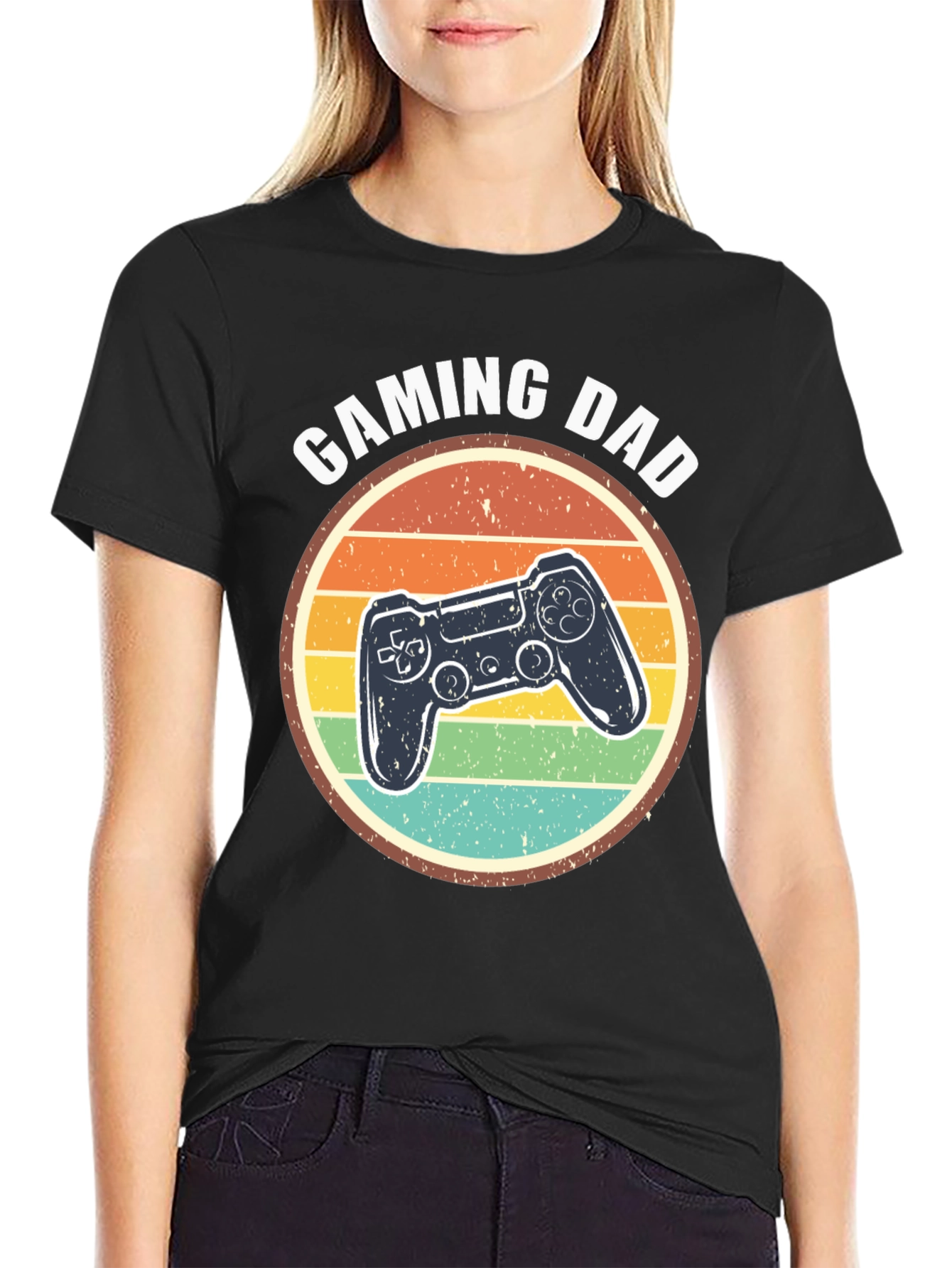 Gaming Dad T-Shirt - Retro Gamer Style