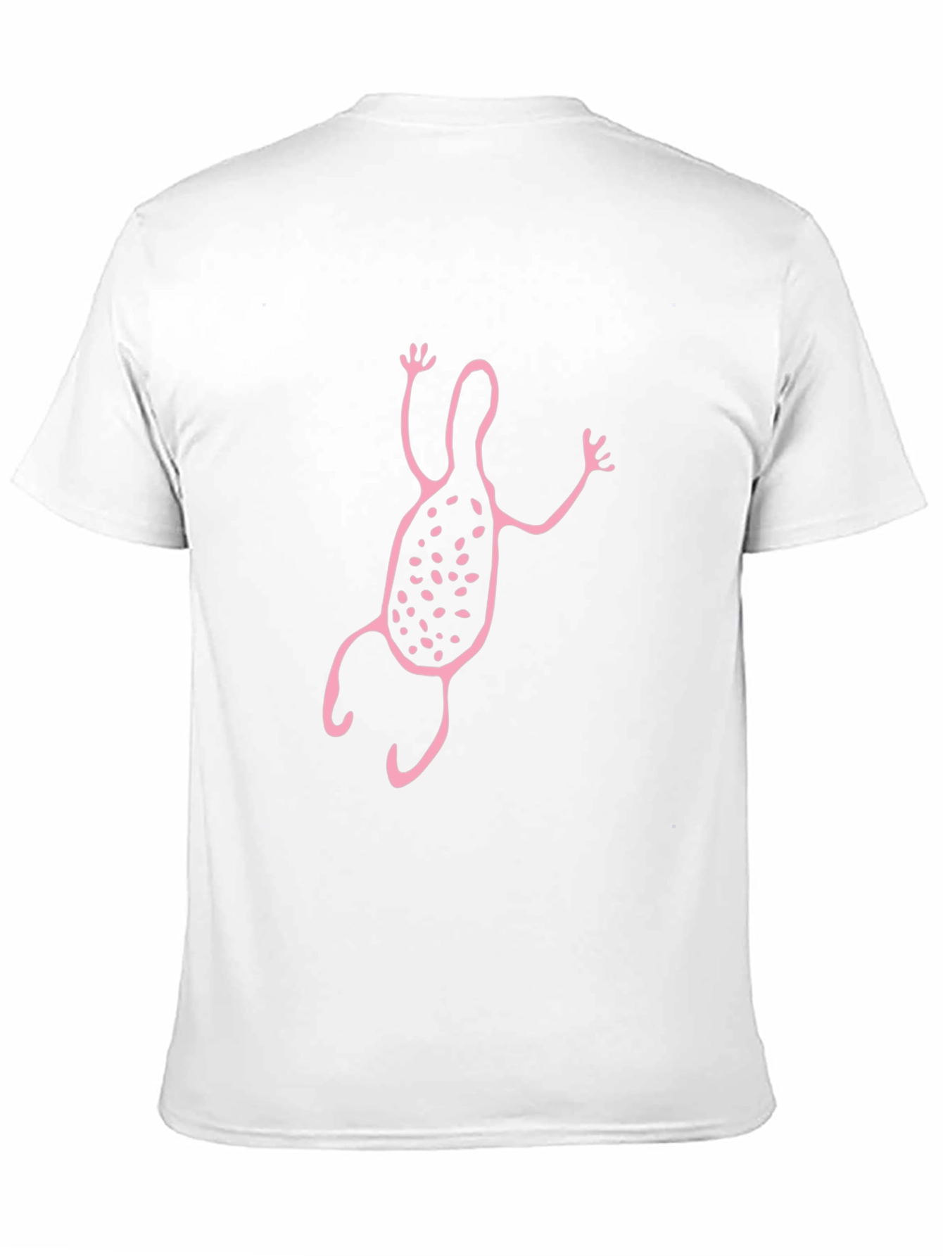Abstract Creature Graphic T-Shirt - Black