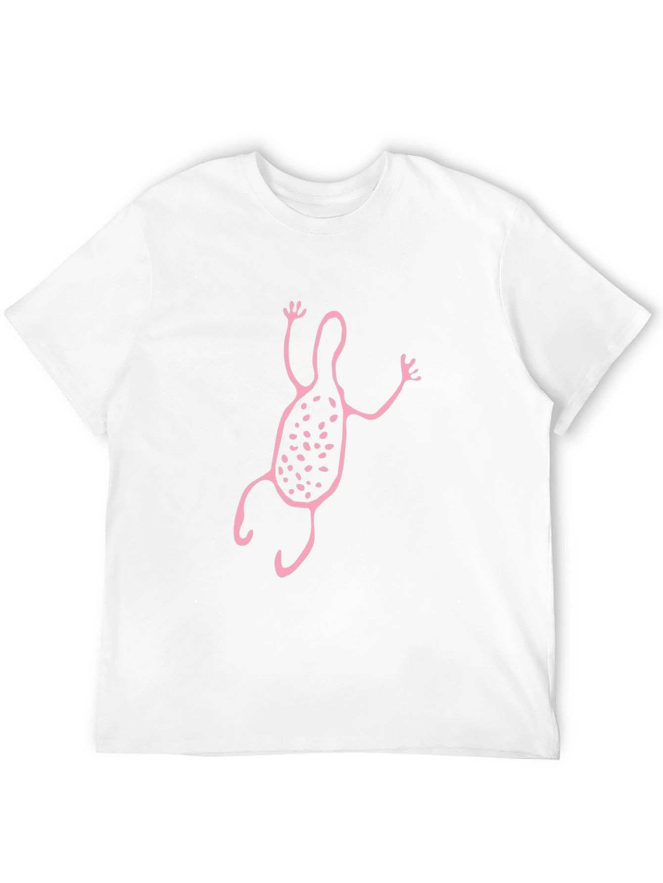 Abstract Creature Graphic T-Shirt - Black