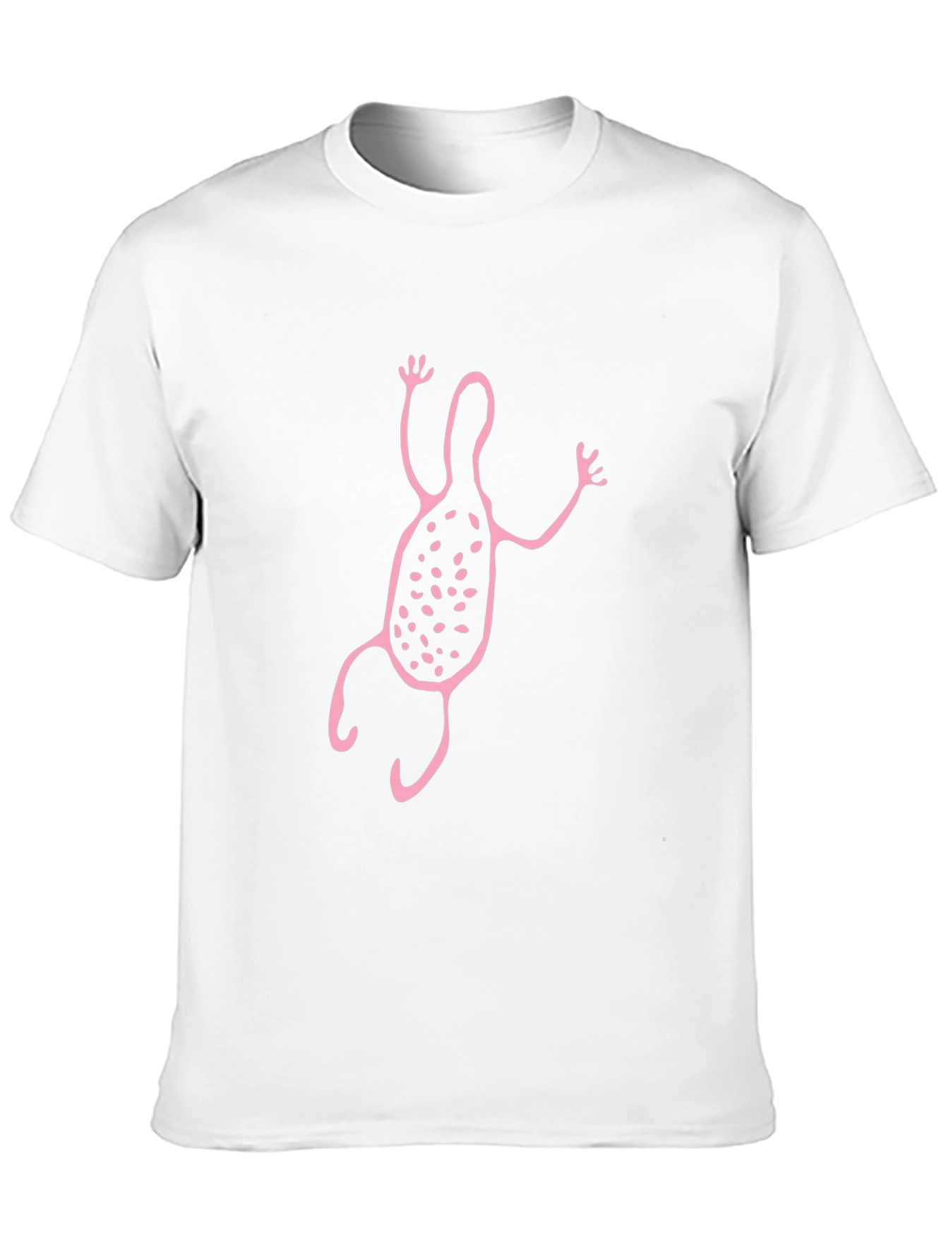 Abstract Creature Graphic T-Shirt - Black