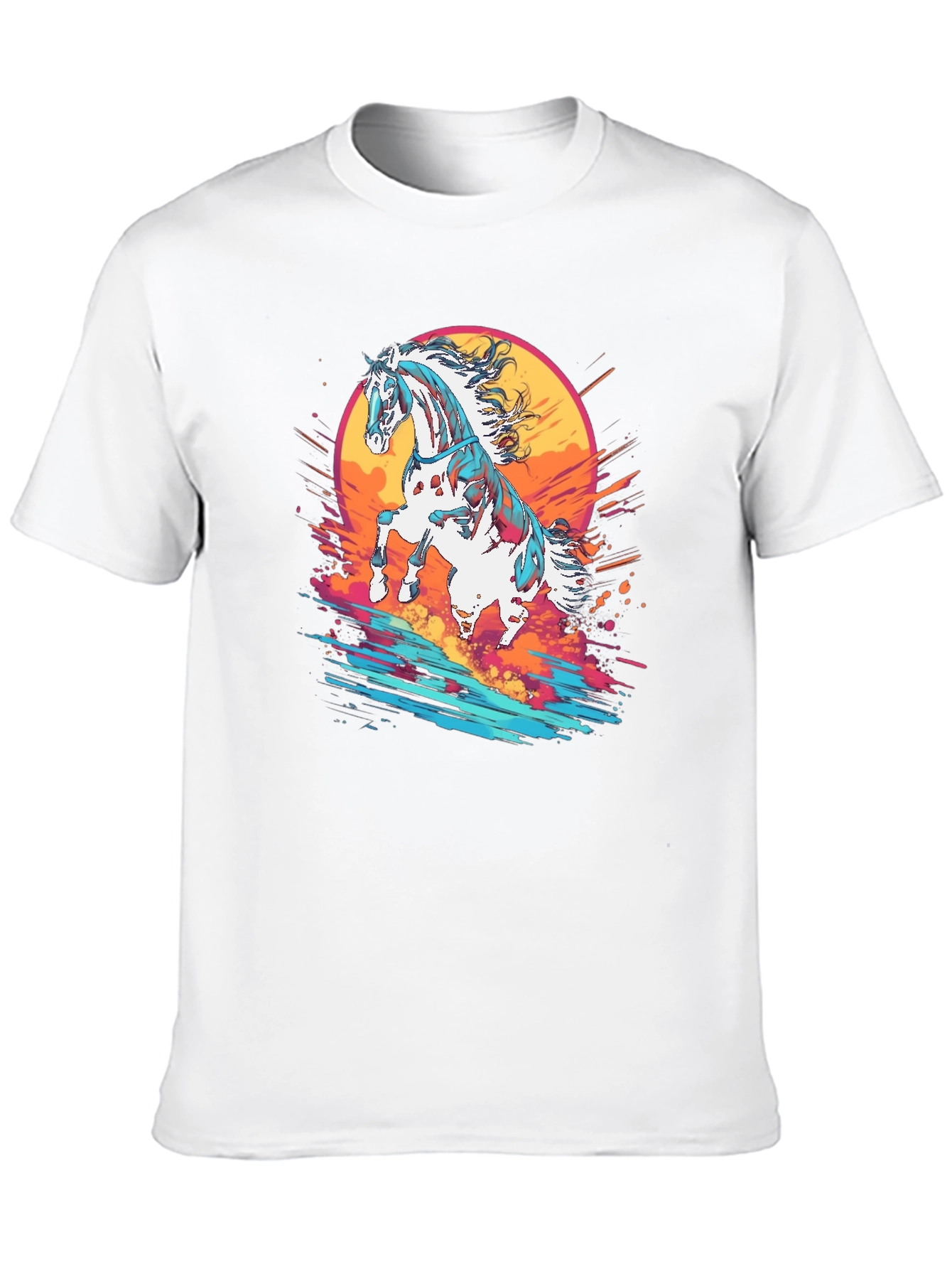 Majestic Horse Graphic Tee - Stylish & Unique