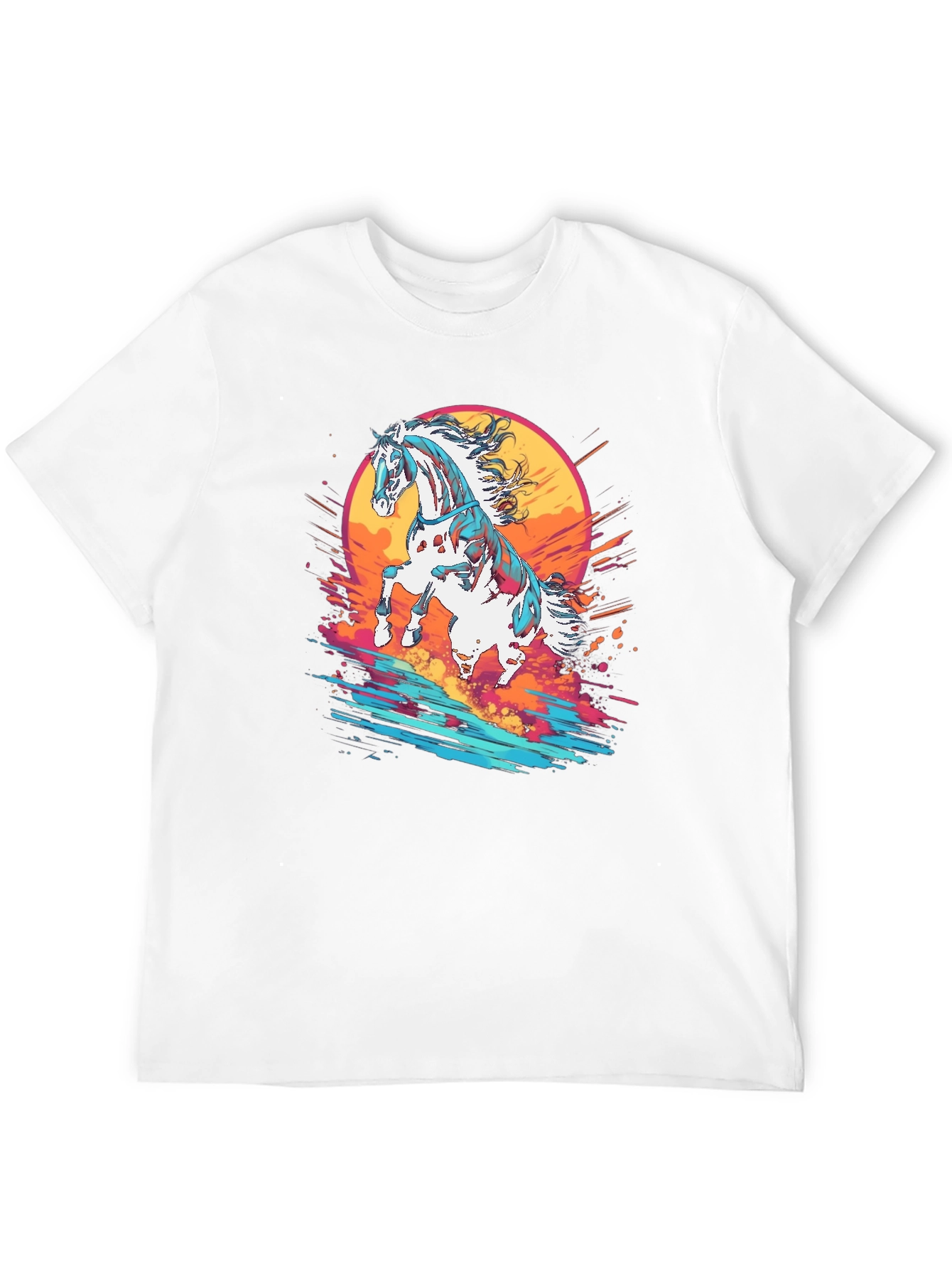 Majestic Horse Graphic Tee - Stylish & Unique