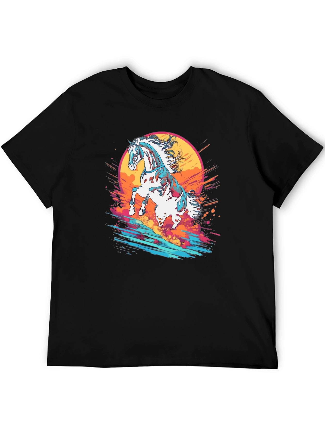 Majestic Horse Graphic Tee - Stylish & Unique