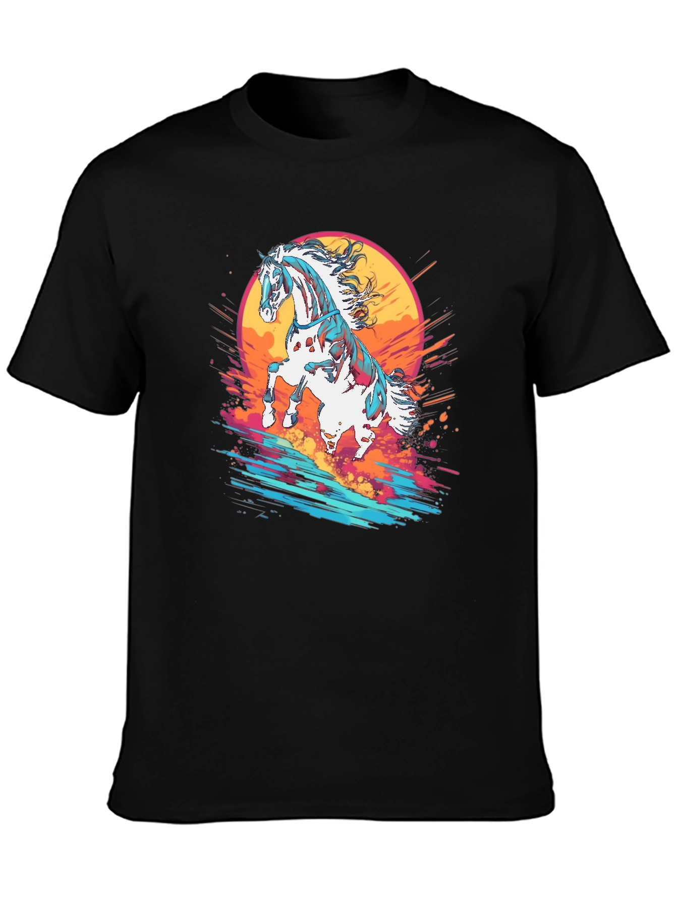 Majestic Horse Graphic Tee - Stylish & Unique
