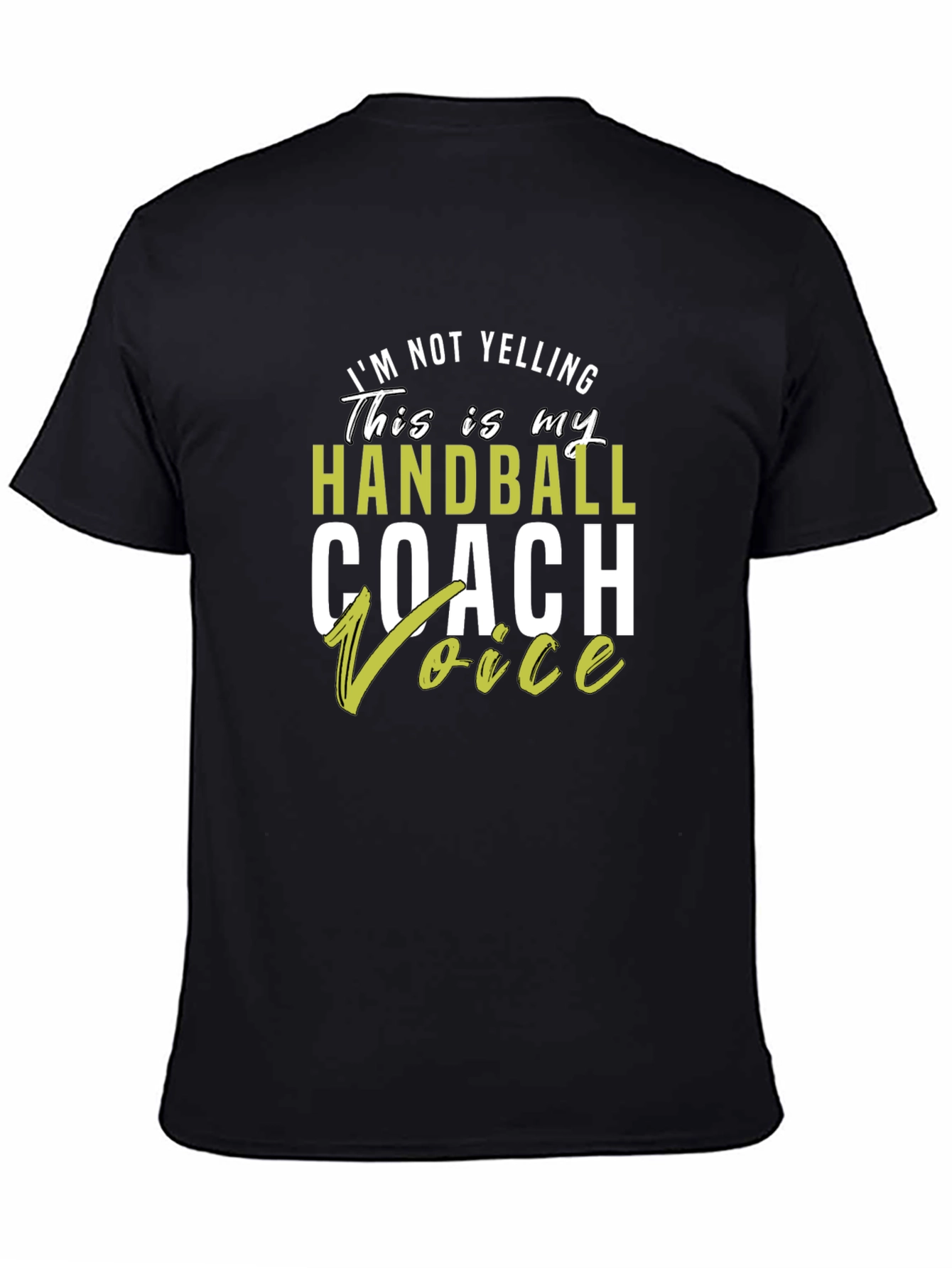 Handball Coach Voice T-Shirt - Novelty Gift Tee