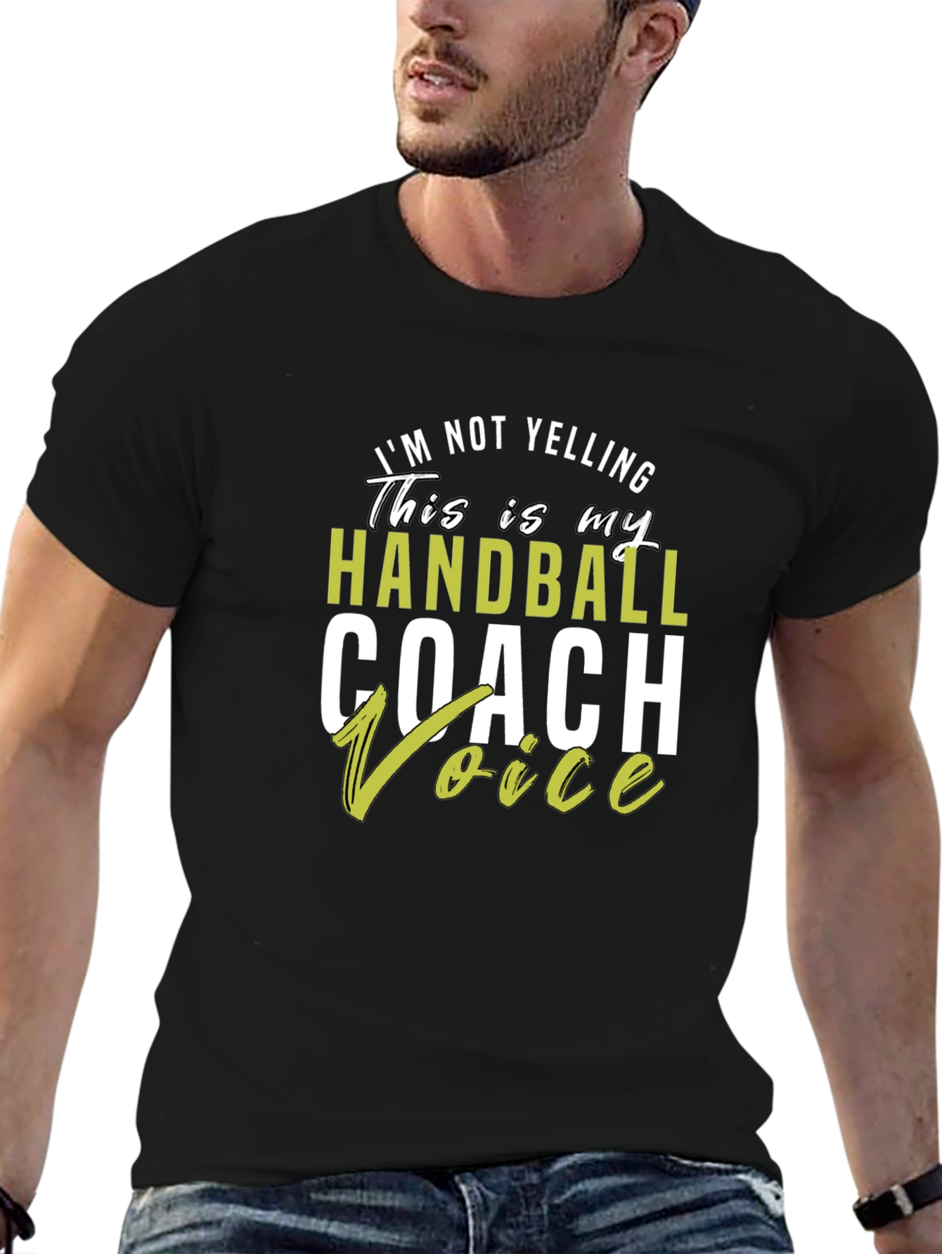 Handball Coach Voice T-Shirt - Novelty Gift Tee