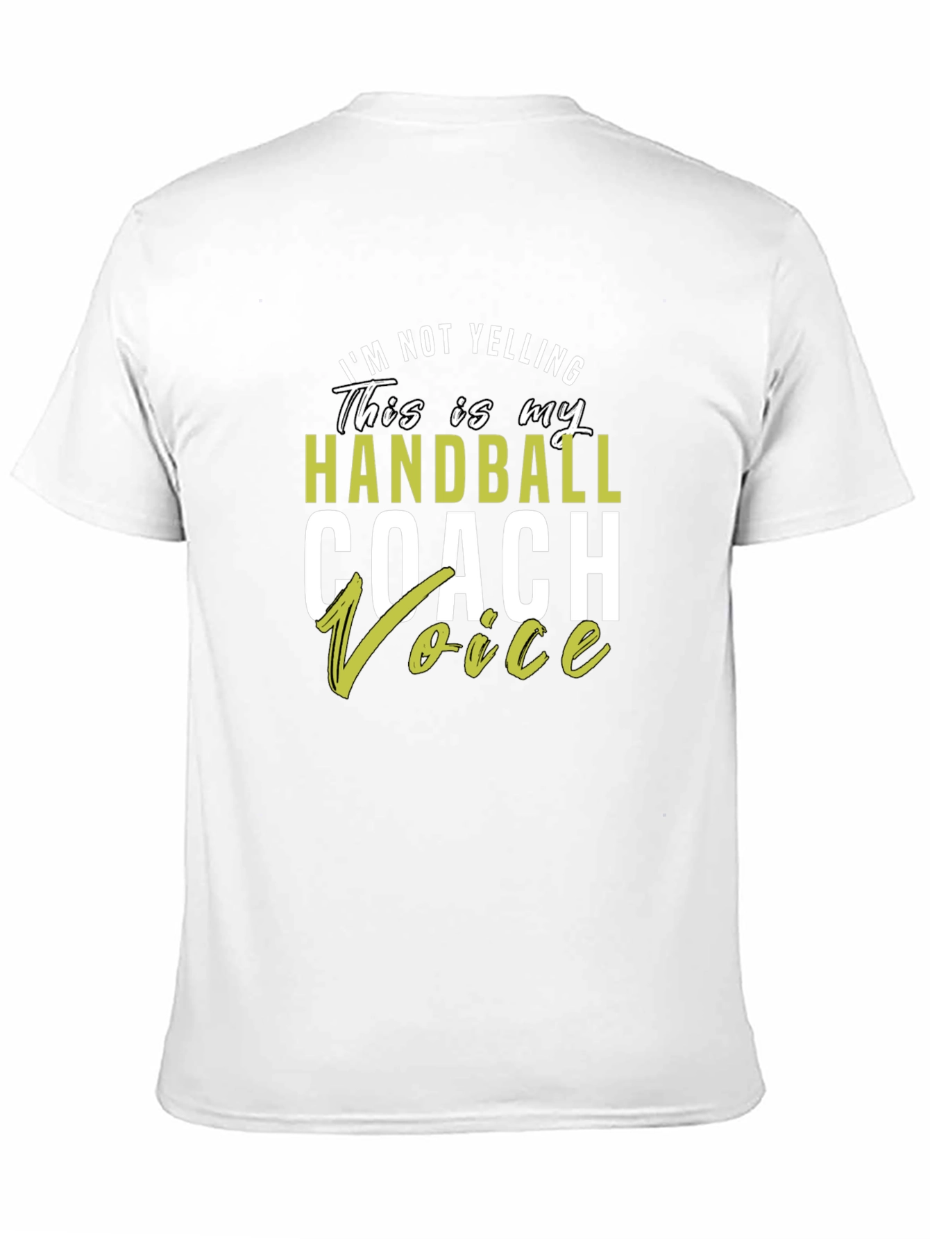 Handball Coach Voice T-Shirt - Novelty Gift Tee