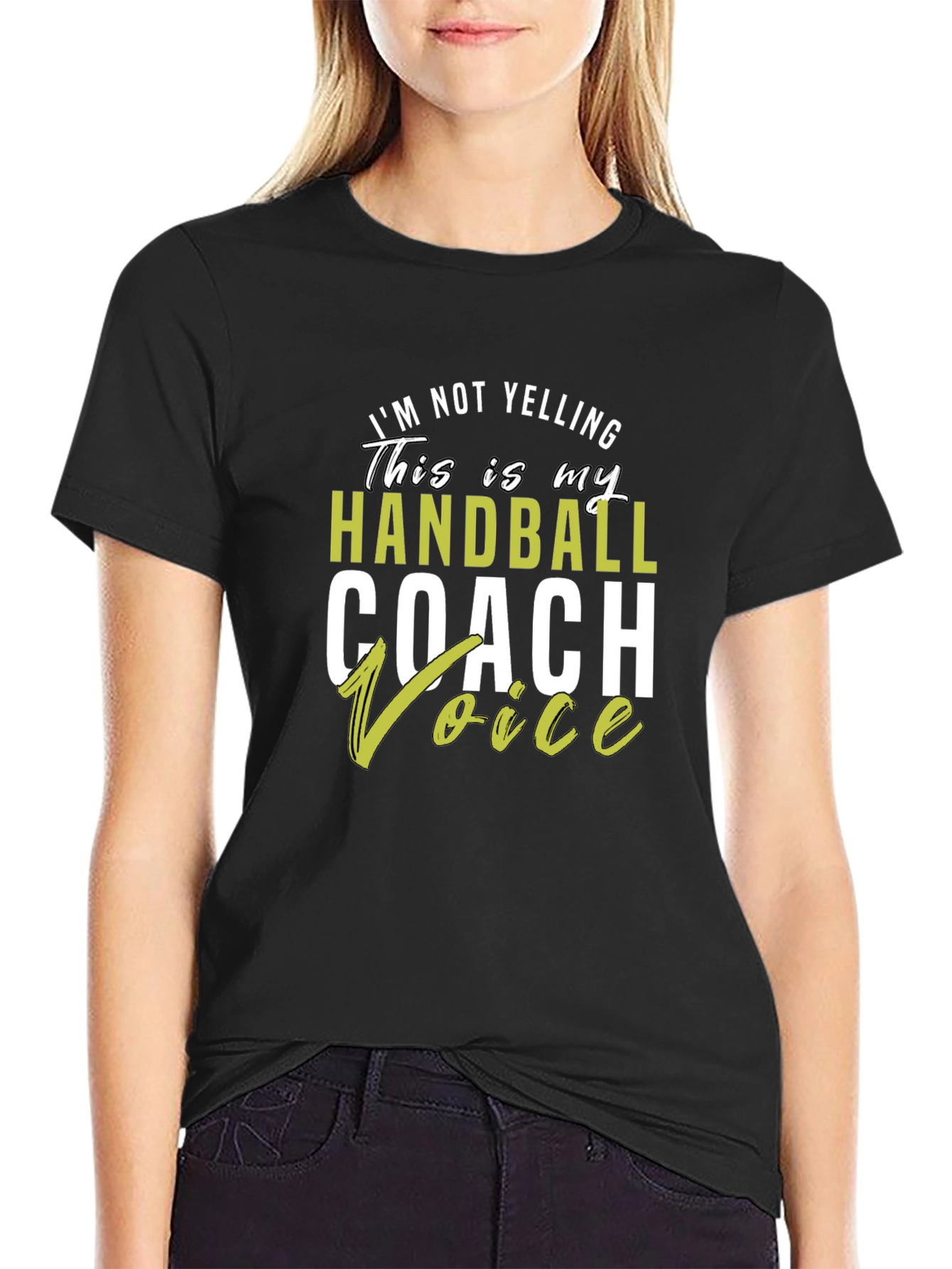 Handball Coach Voice T-Shirt - Novelty Gift Tee