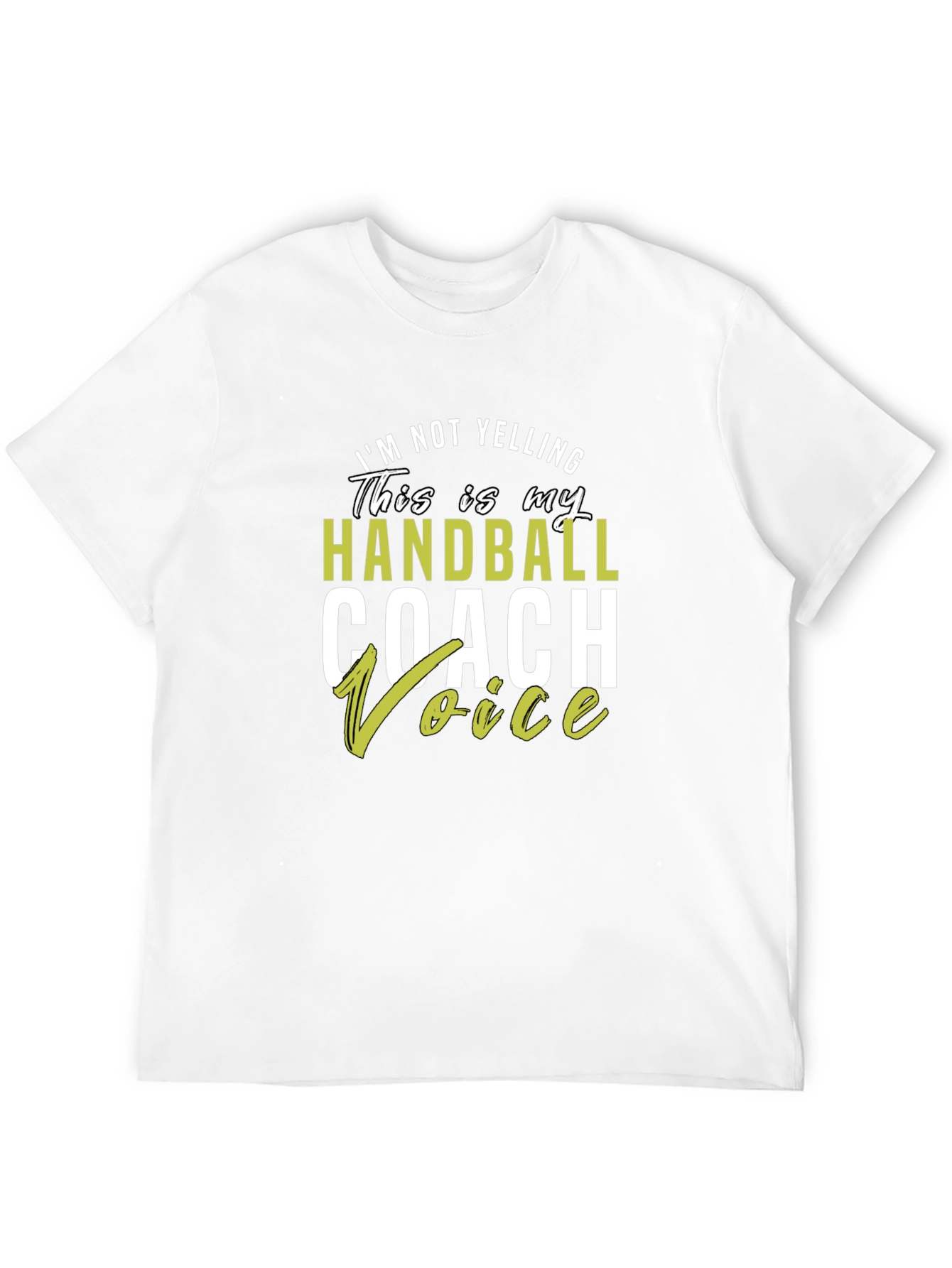 Handball Coach Voice T-Shirt - Novelty Gift Tee