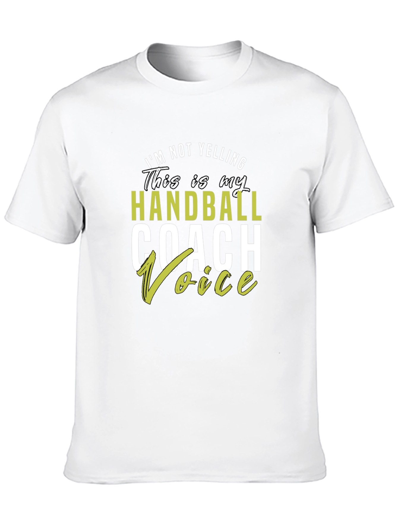 Handball Coach Voice T-Shirt - Novelty Gift Tee
