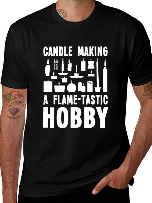 Candle Making Hobby T-Shirt - Flame-tastic Design