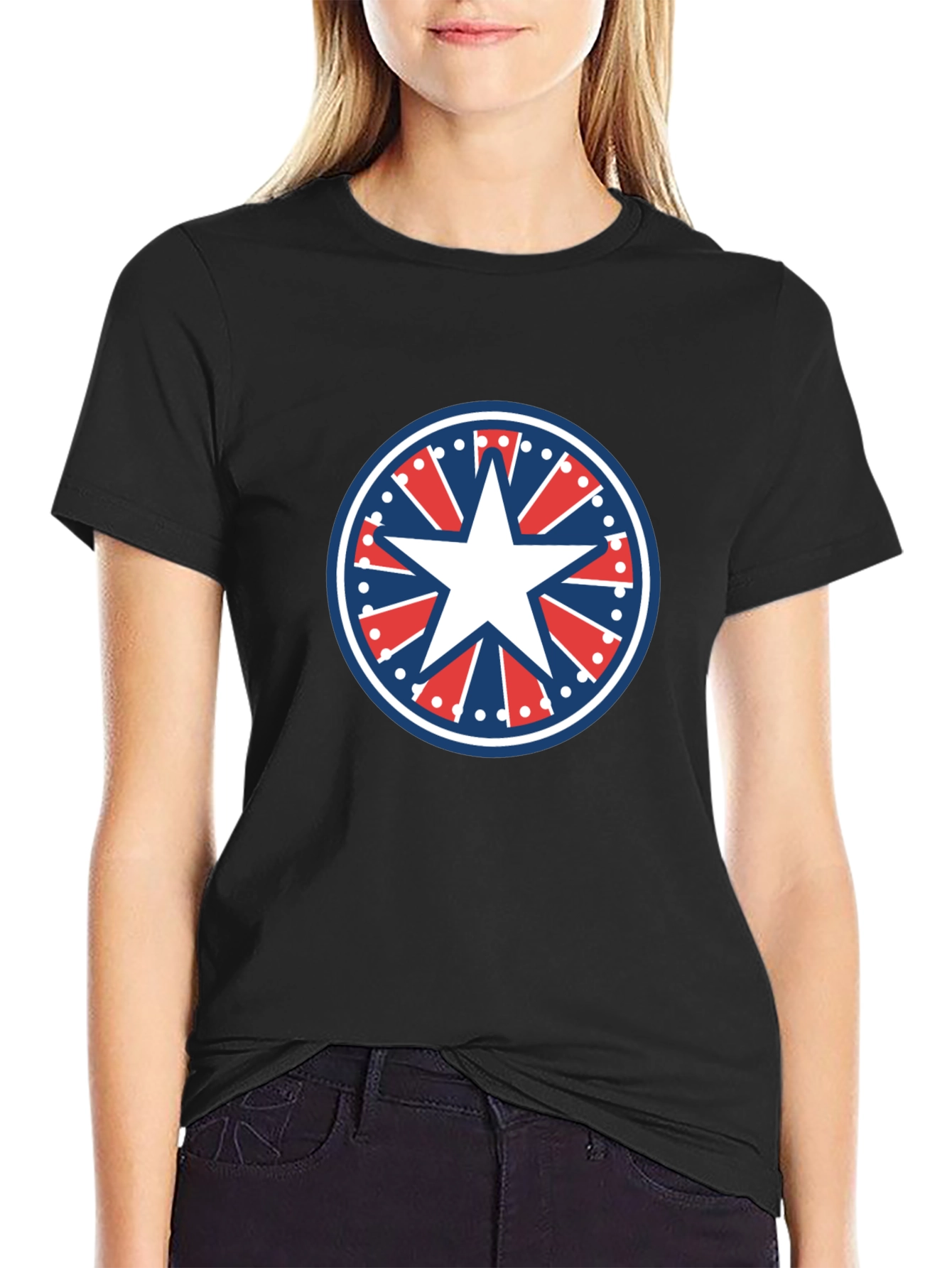 Patriotic Star T-Shirt - American Pride Tee