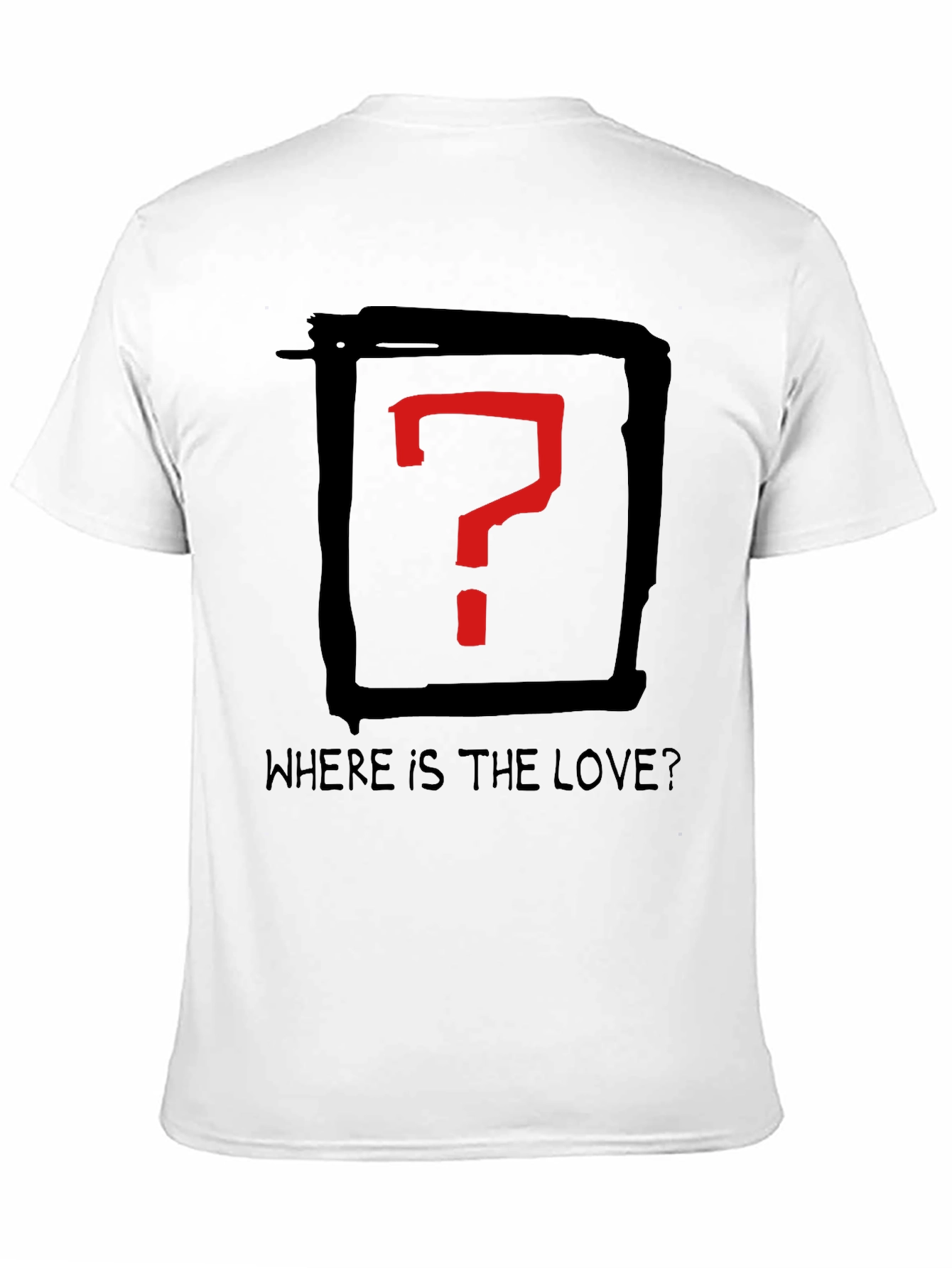 Where is the Love? Graphic Tee - Black