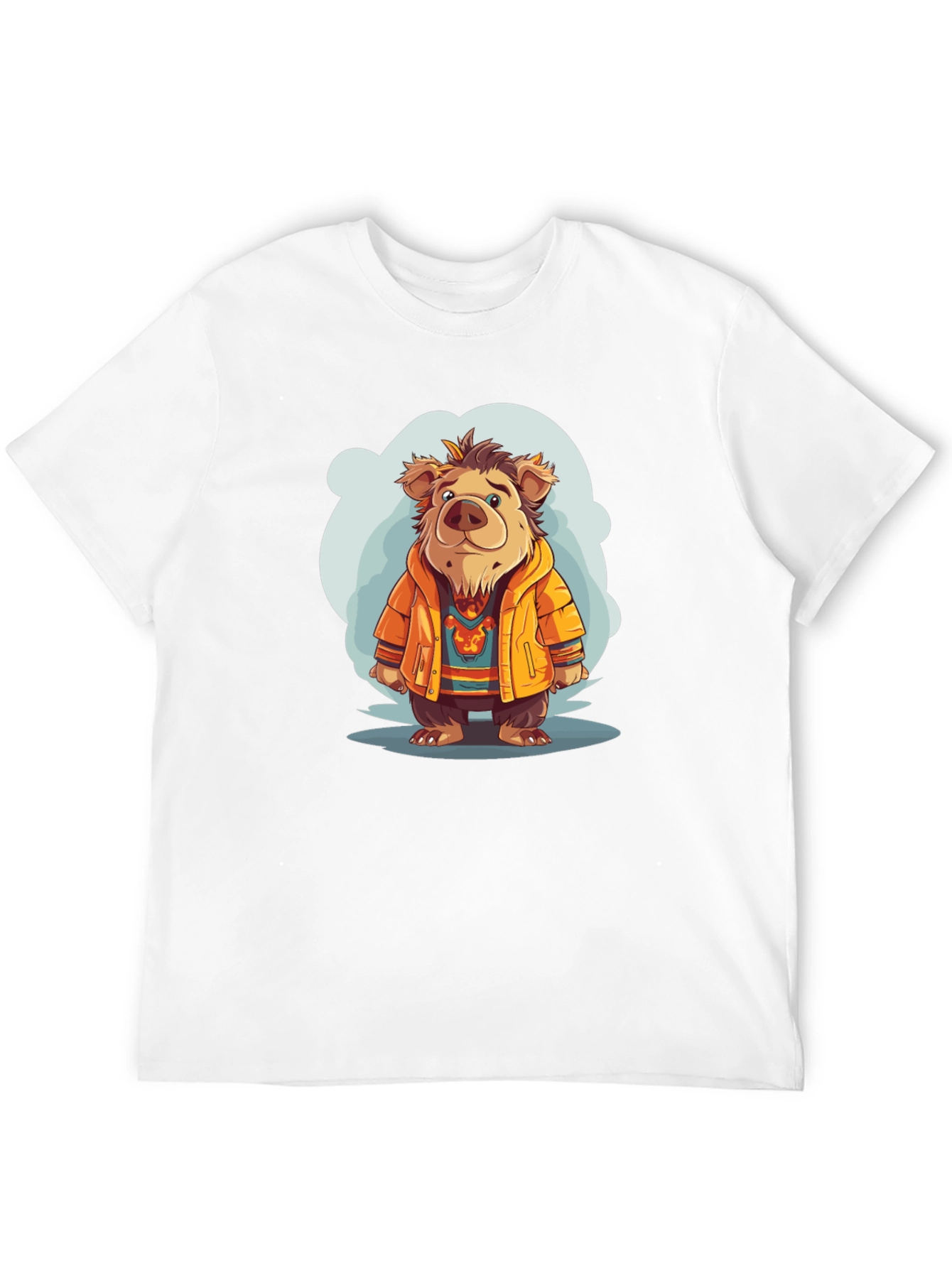 Bear Cartoon T-Shirt - Cozy Character Tee