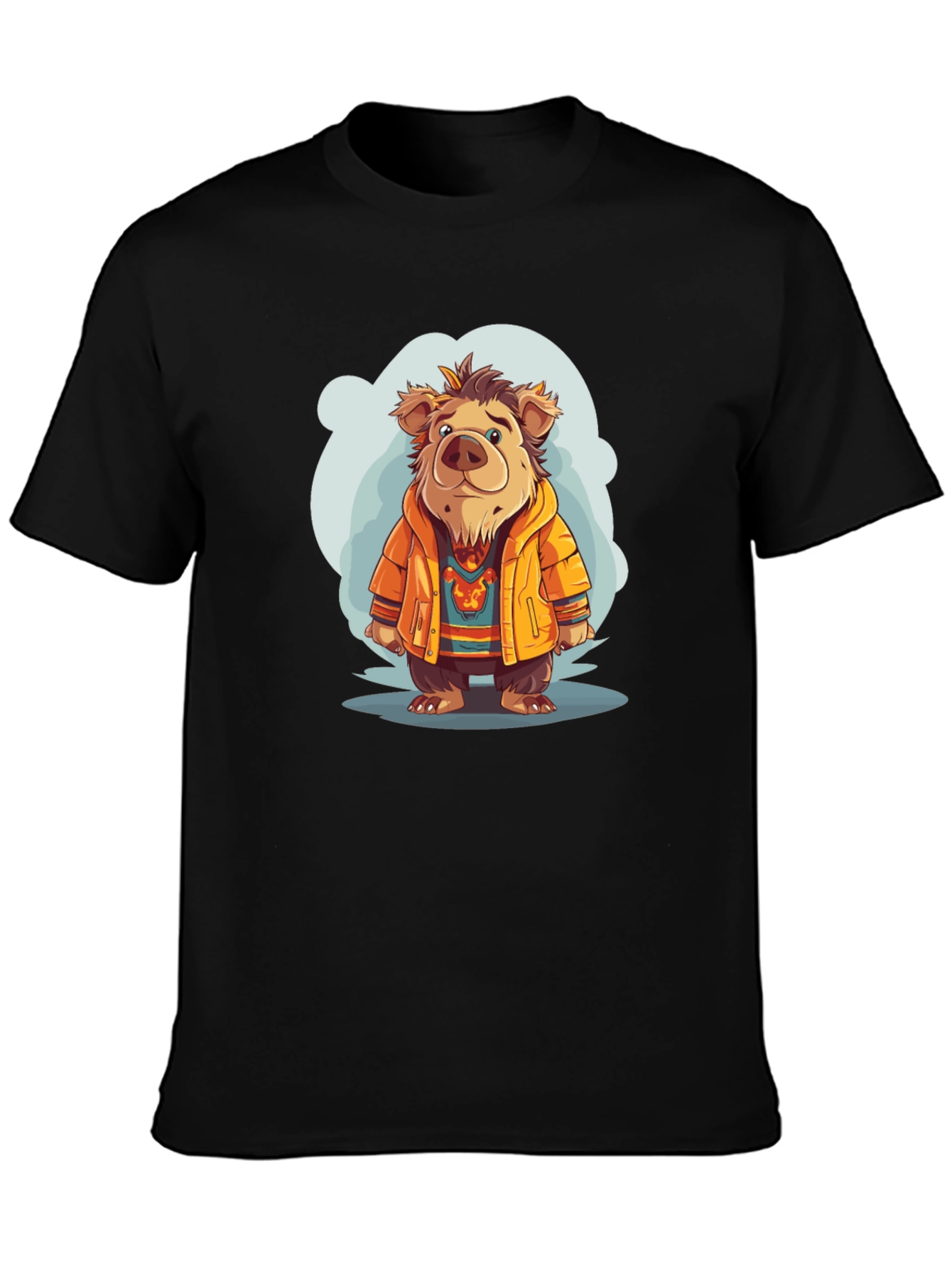 Bear Cartoon T-Shirt - Cozy Character Tee