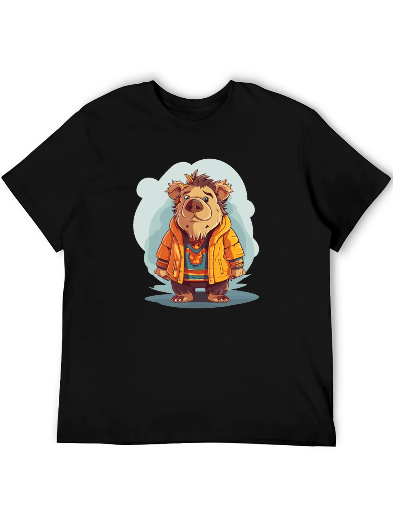 Bear Cartoon T-Shirt - Cozy Character Tee