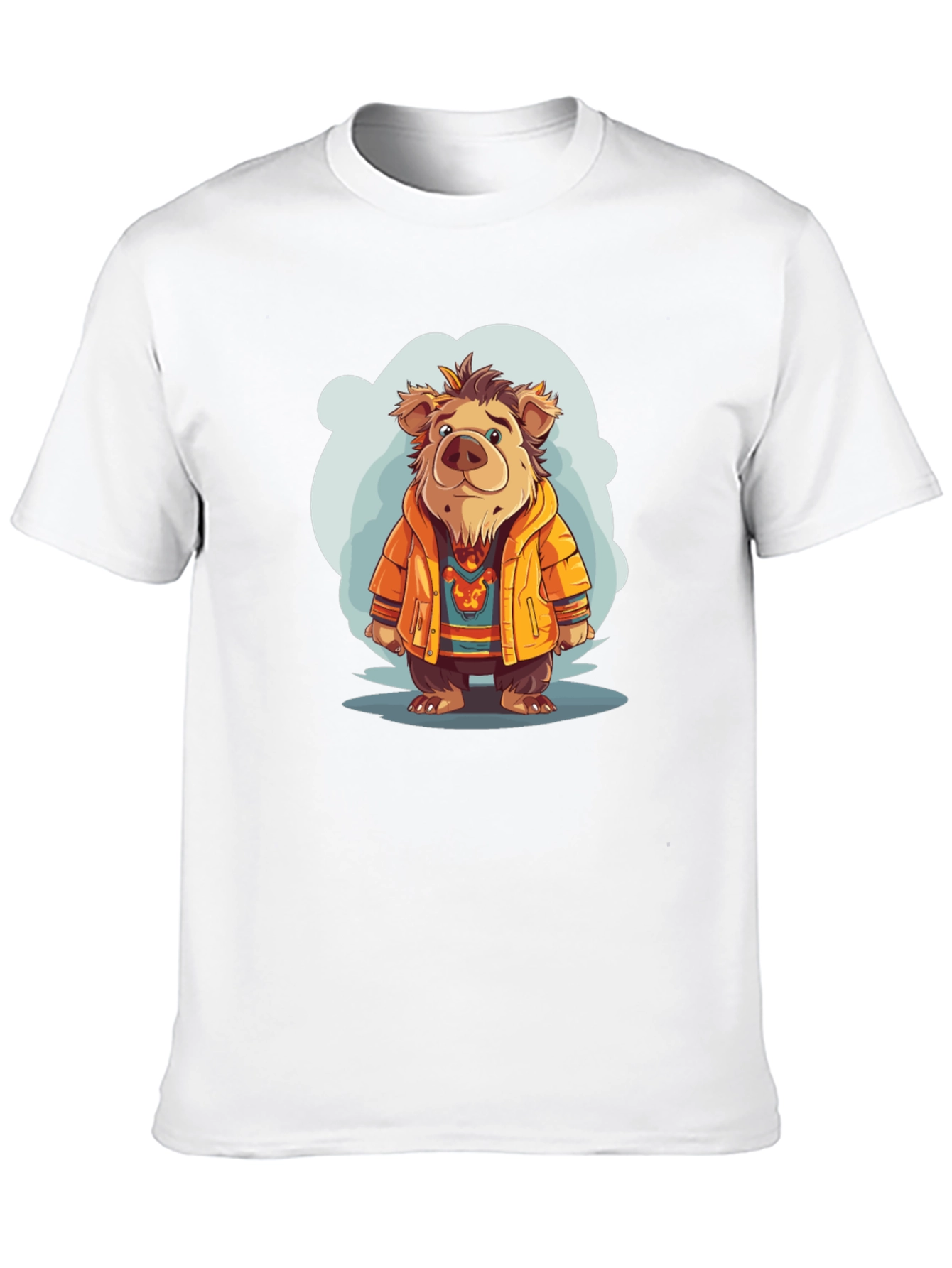 Bear Cartoon T-Shirt - Cozy Character Tee