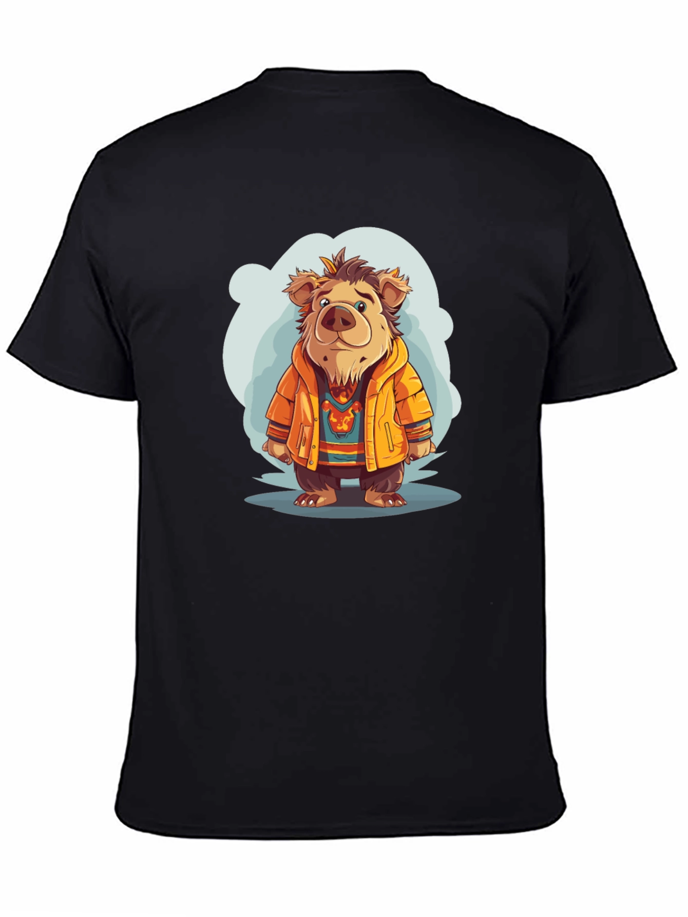 Bear Cartoon T-Shirt - Cozy Character Tee