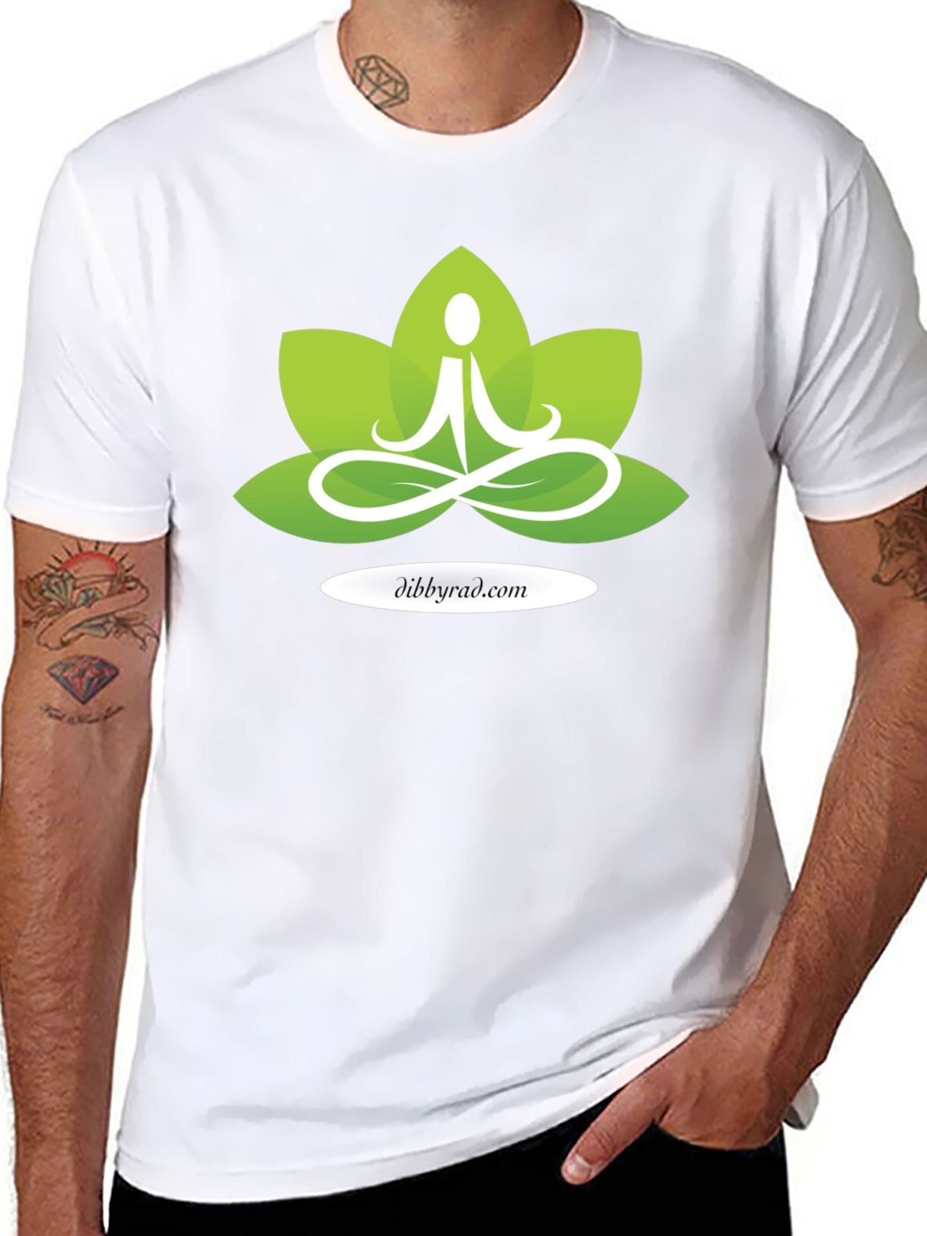 Yoga Lotus T-Shirt - Meditation Design Tee