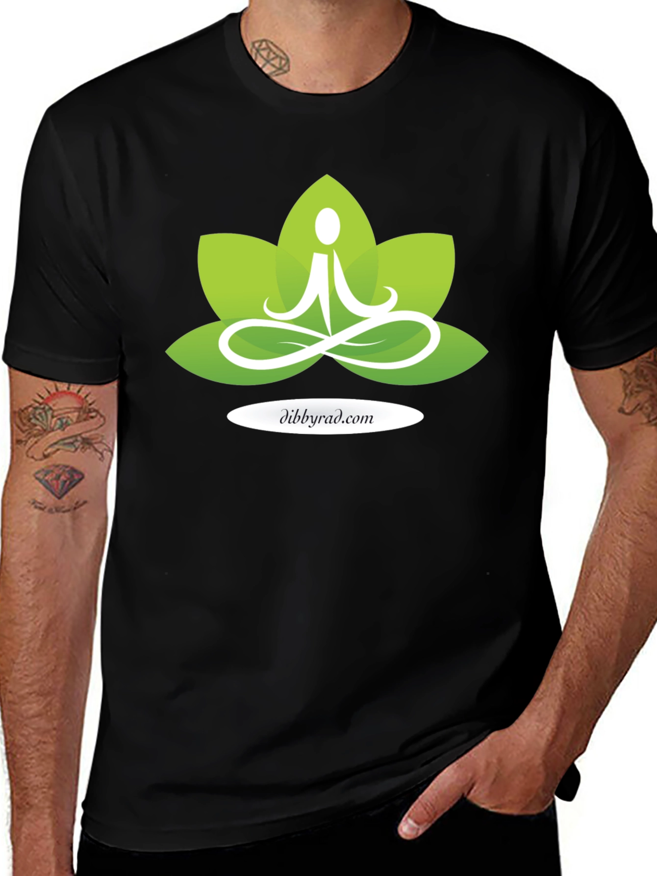 Yoga Lotus T-Shirt - Meditation Design Tee