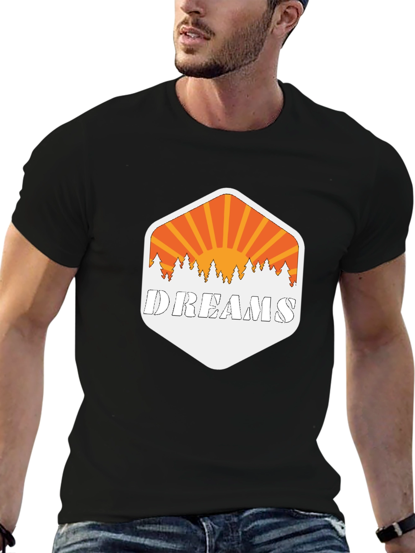 Dreams Graphic T-Shirt - Retro Nature Design