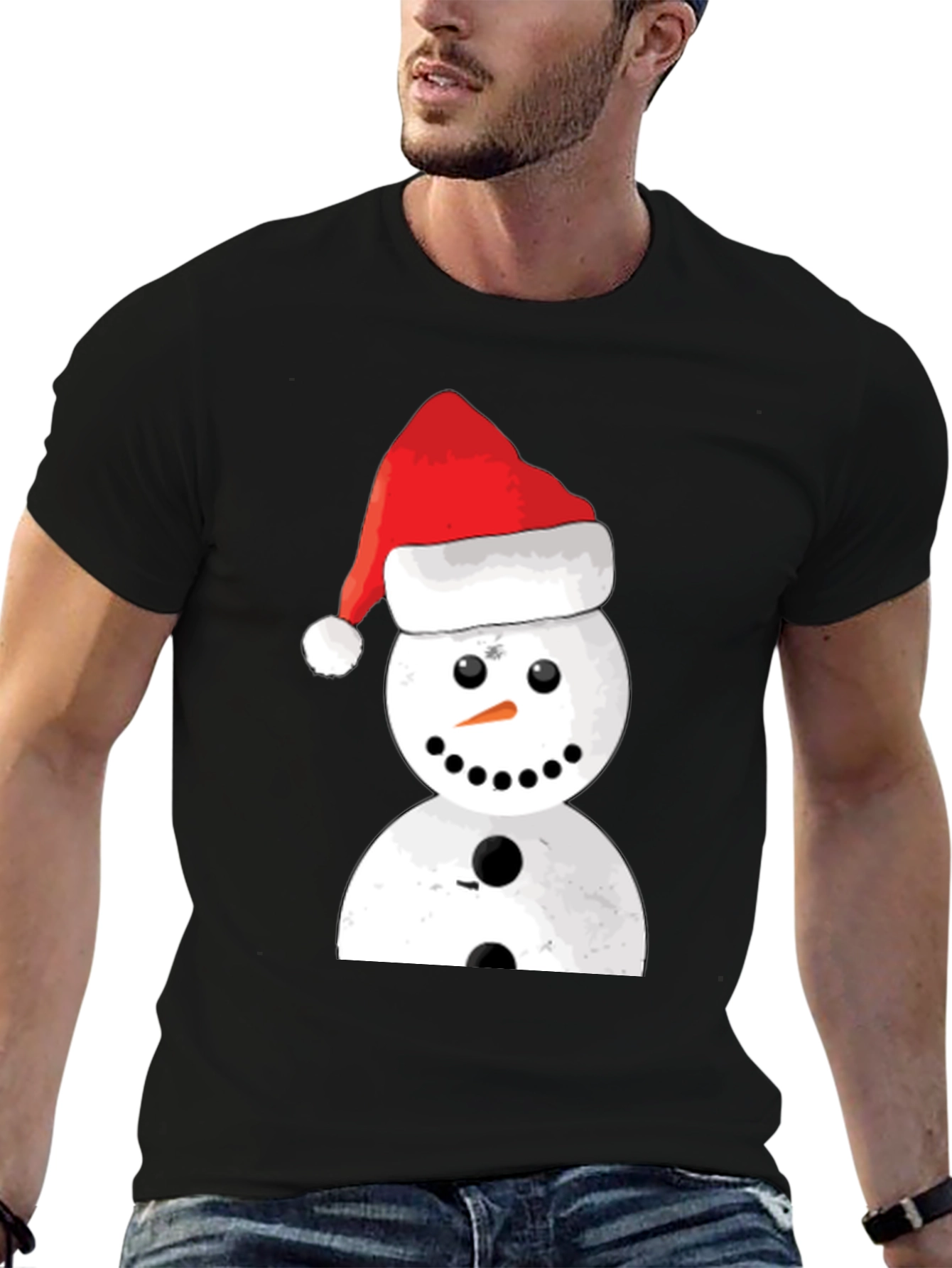 Festive Snowman Holiday T-Shirt