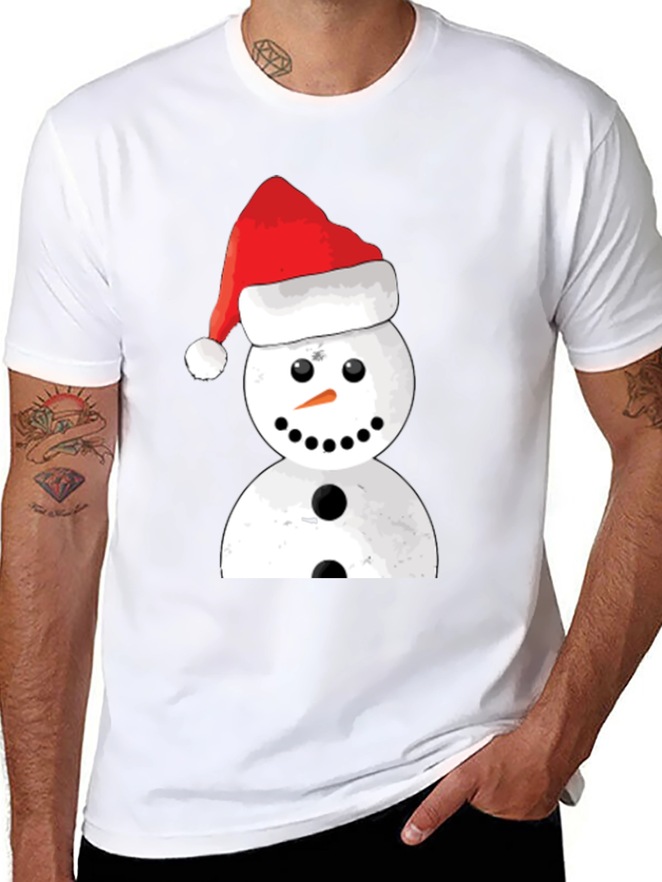 Festive Snowman Holiday T-Shirt