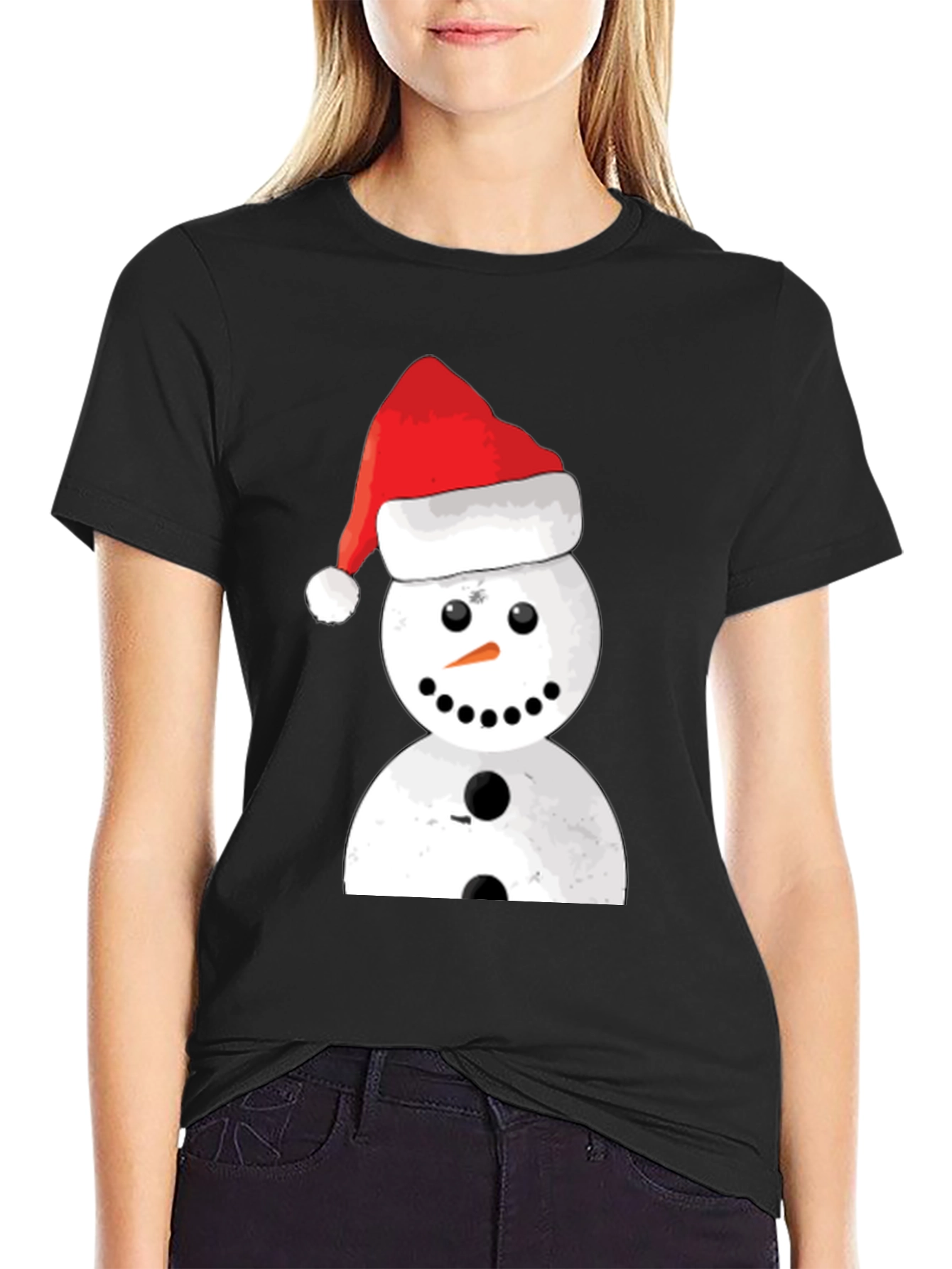 Festive Snowman Holiday T-Shirt