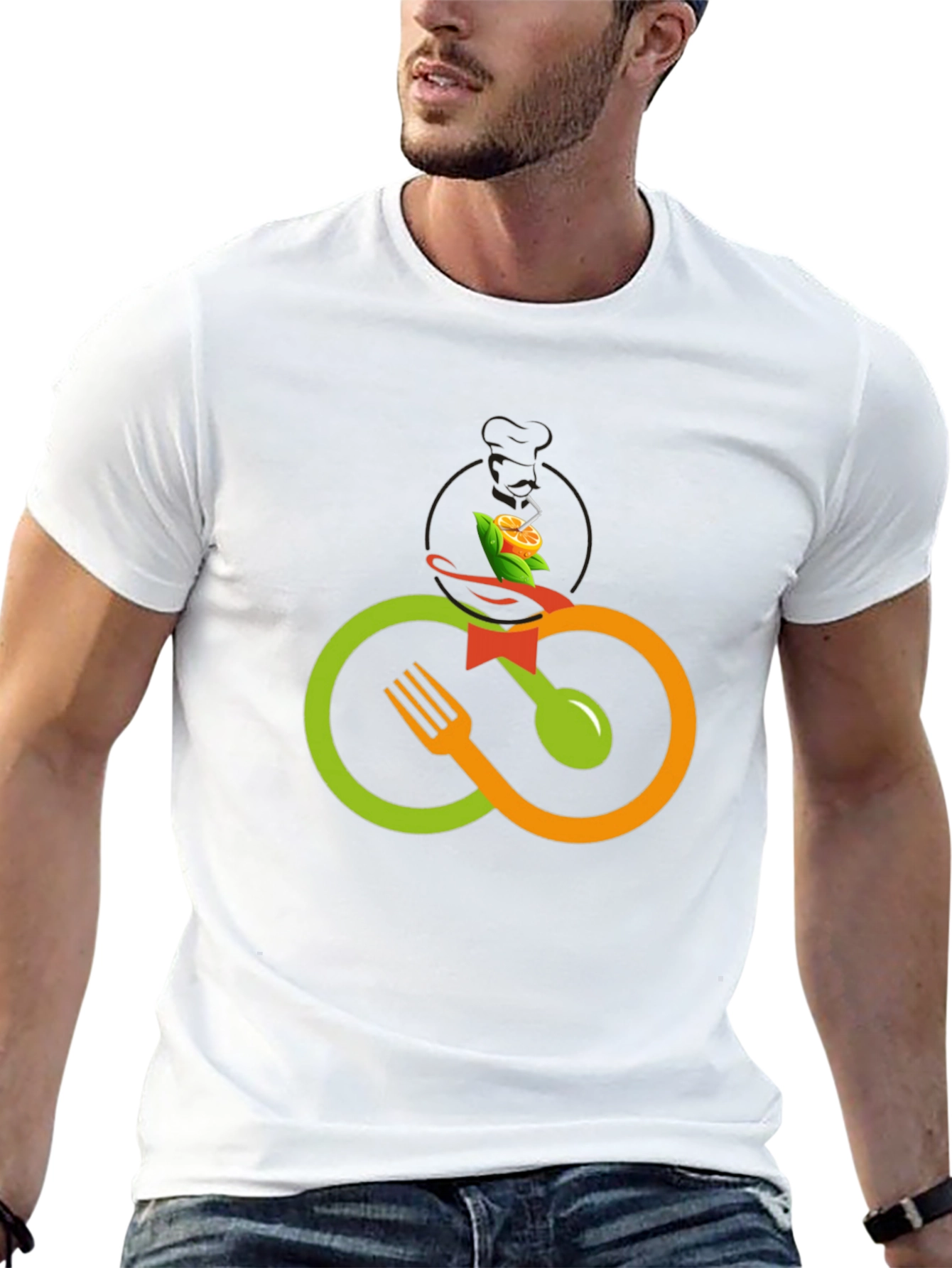 Culinary Cycle T-Shirt - Stylish Foodie Apparel