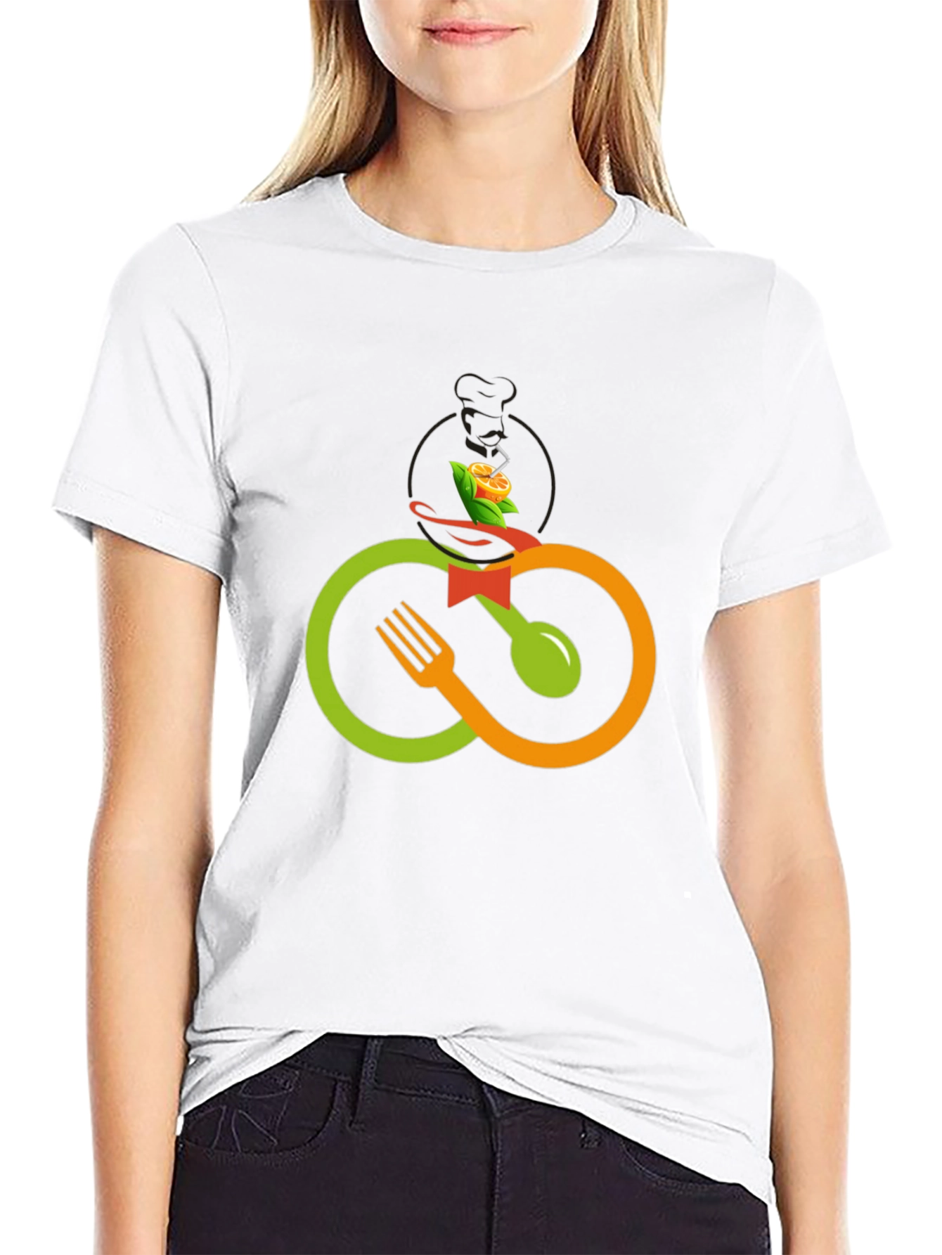 Culinary Cycle T-Shirt - Stylish Foodie Apparel