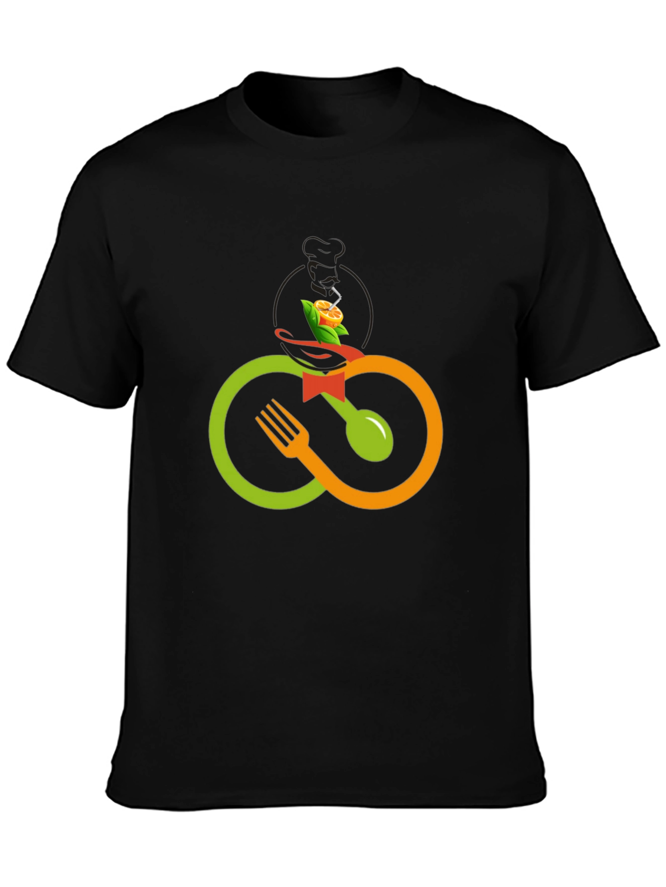 Culinary Cycle T-Shirt - Stylish Foodie Apparel