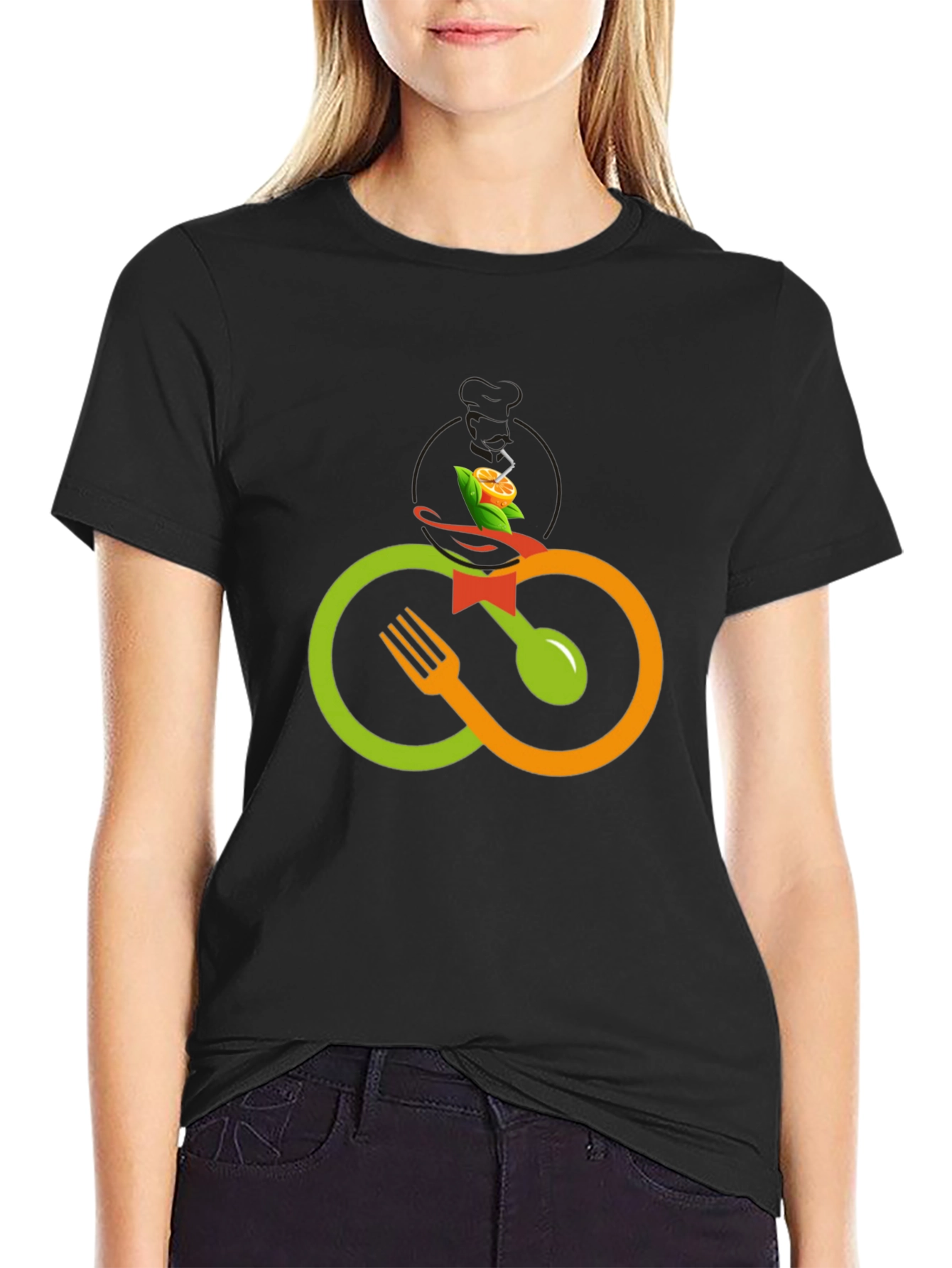 Culinary Cycle T-Shirt - Stylish Foodie Apparel