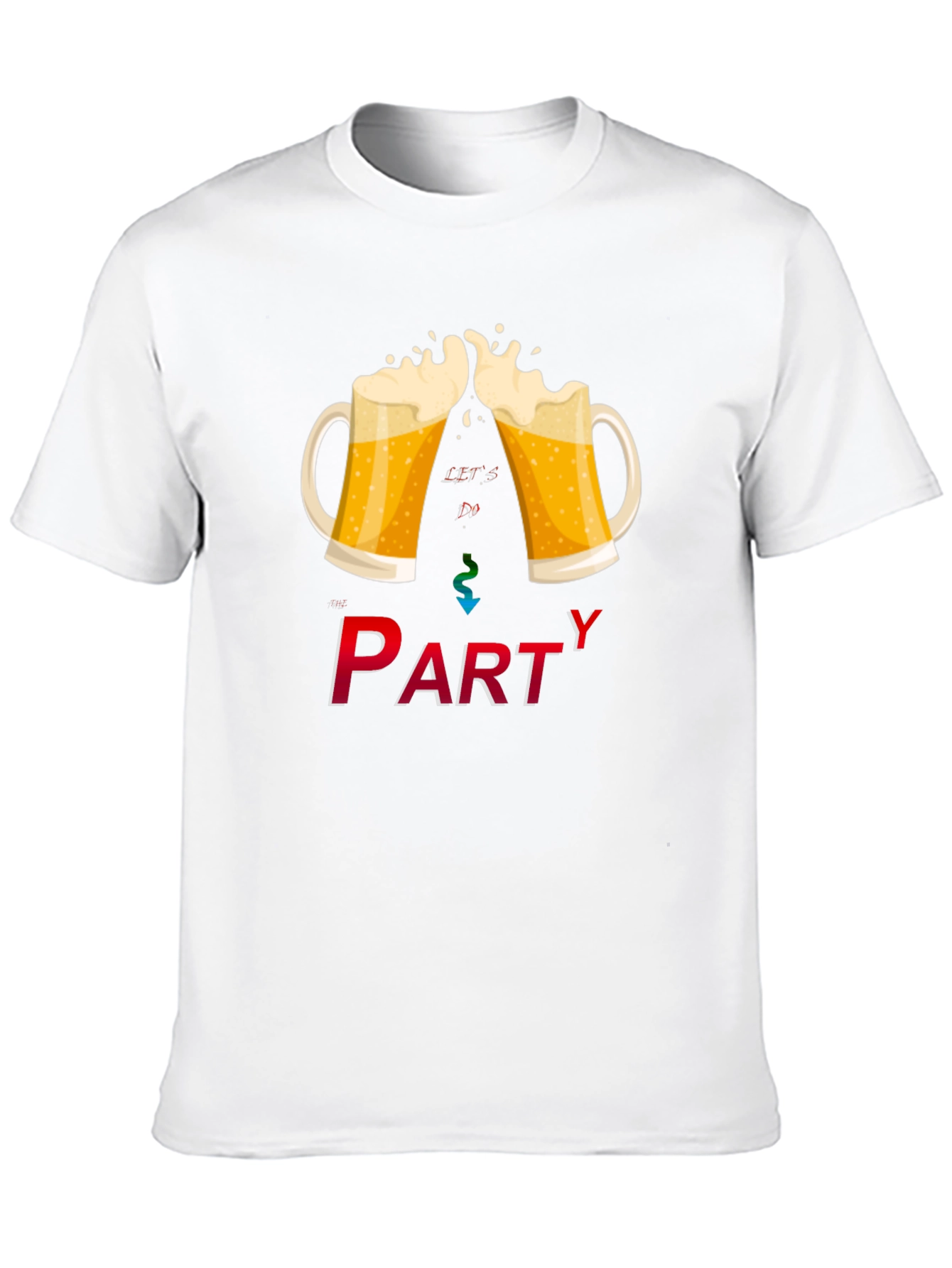 Lets Party Graphic T-Shirt - Black