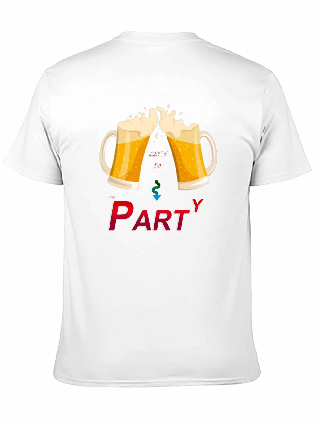 Lets Party Graphic T-Shirt - Black