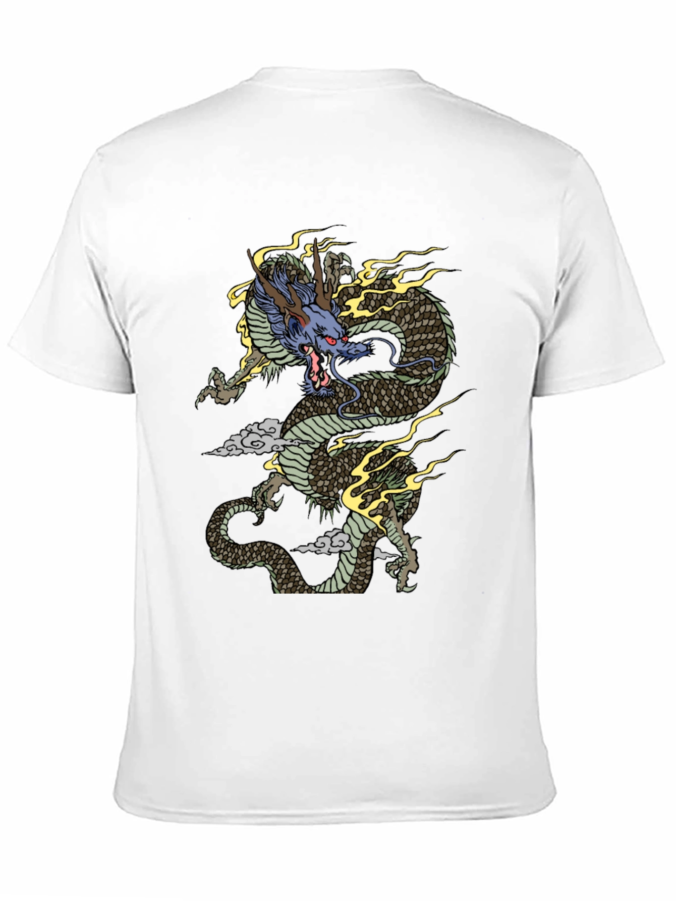 Dragon Graphic Tee - Mens Black T-Shirt