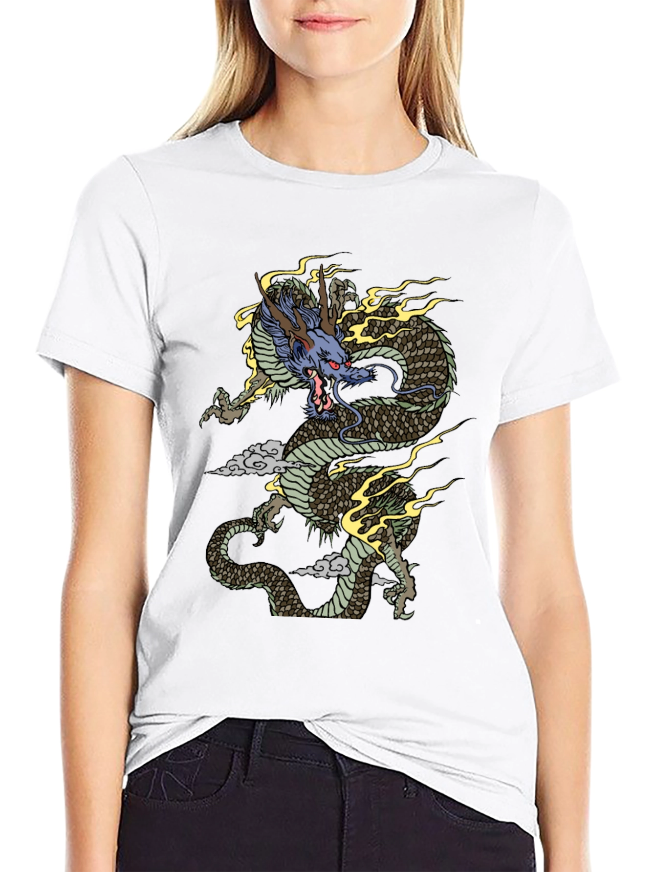 Dragon Graphic Tee - Mens Black T-Shirt
