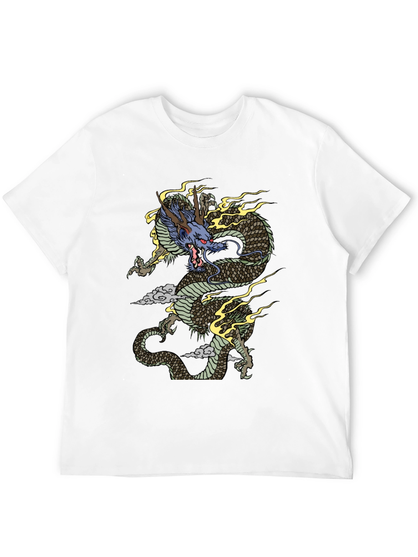 Dragon Graphic Tee - Mens Black T-Shirt