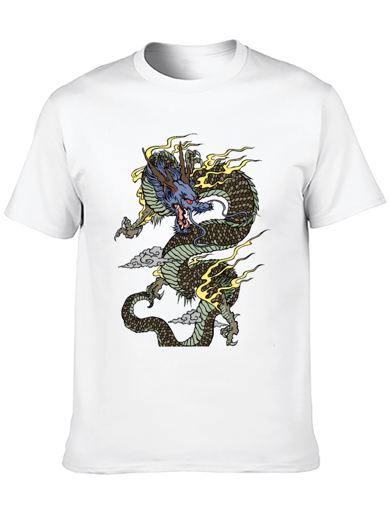 Dragon Graphic Tee - Mens Black T-Shirt