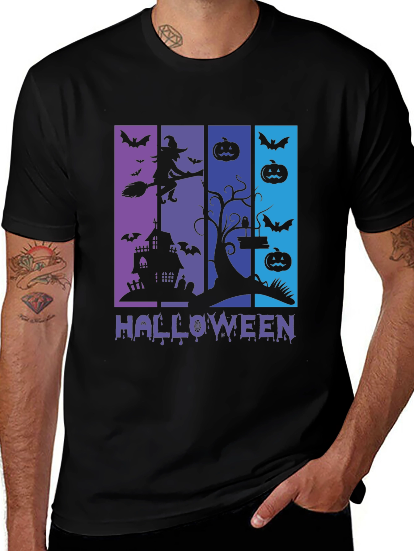 Halloween Graphic Tee Shirt