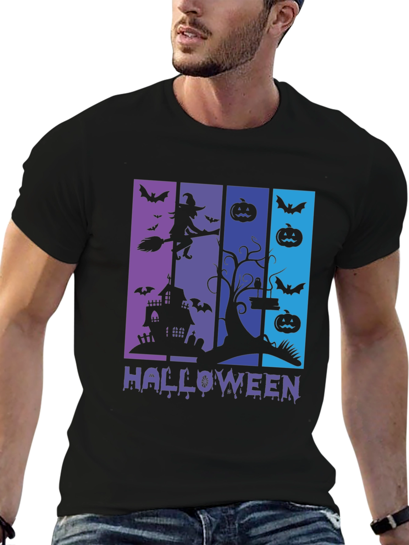 Halloween Graphic Tee Shirt