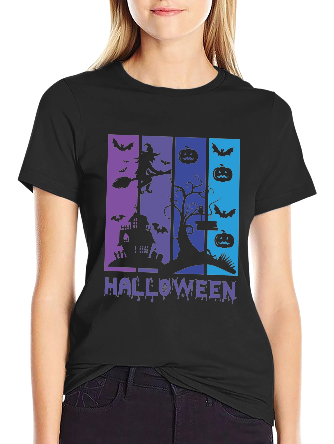 Halloween Graphic Tee Shirt