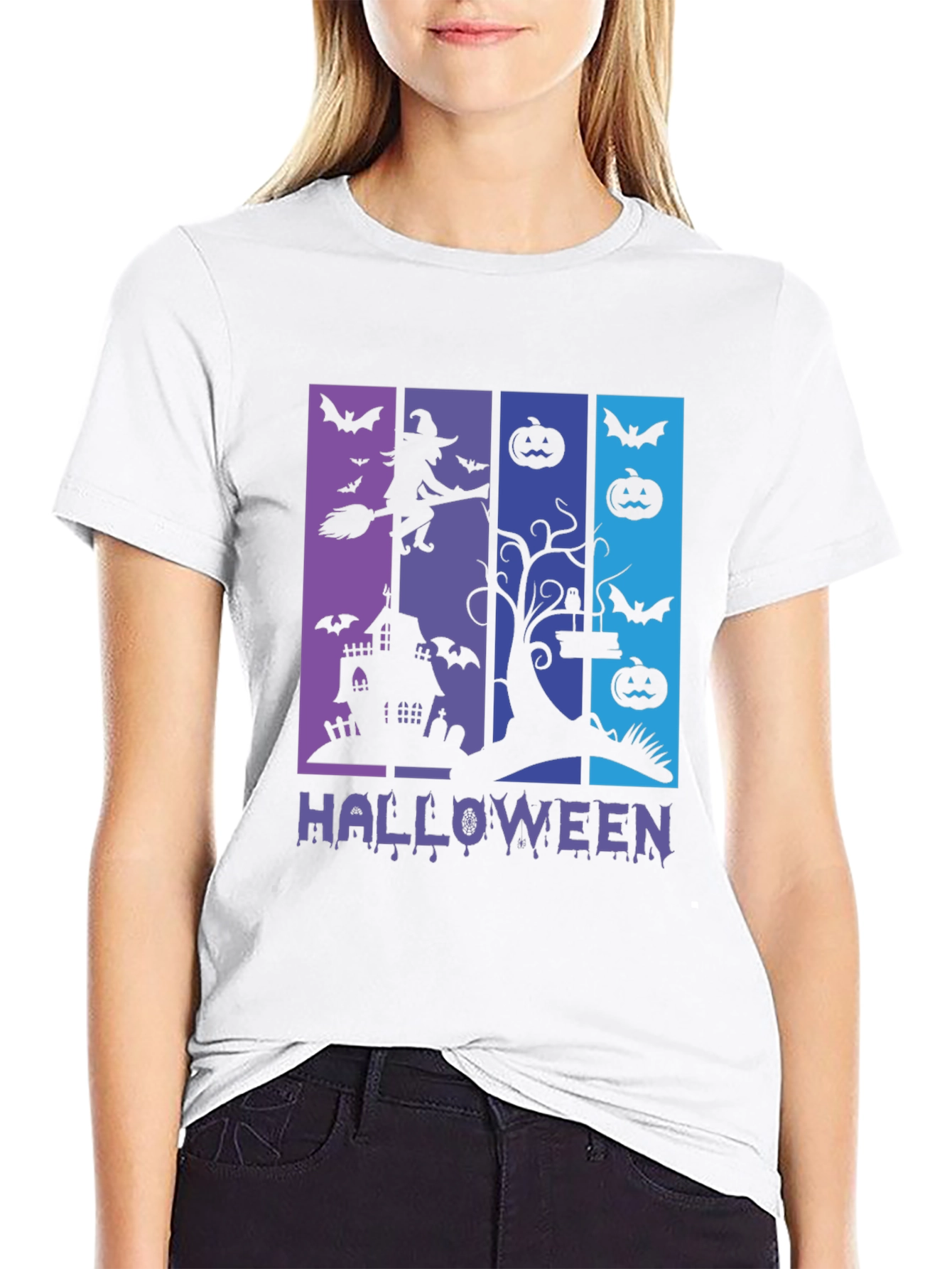 Halloween Graphic Tee Shirt