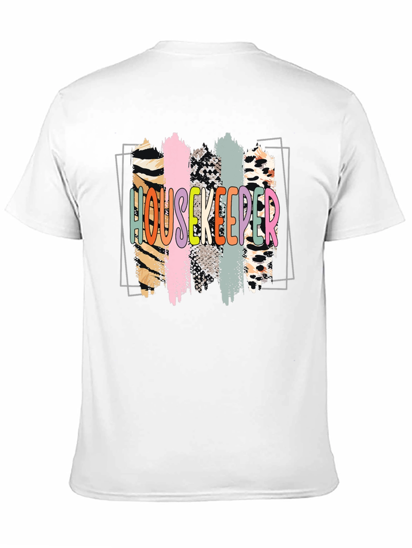 Housekeeper Graphic Print Crew Neck T-Shirt