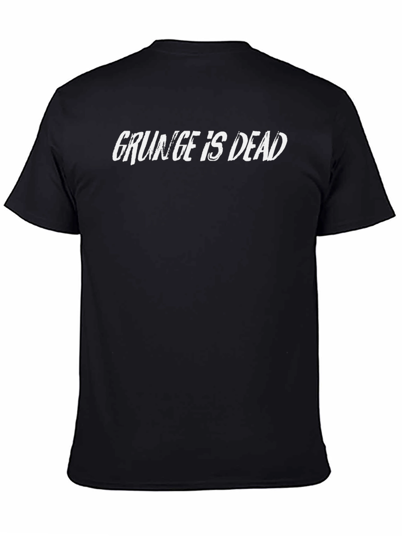 Grunge Is Dead Graphic Tee - Black T-Shirt