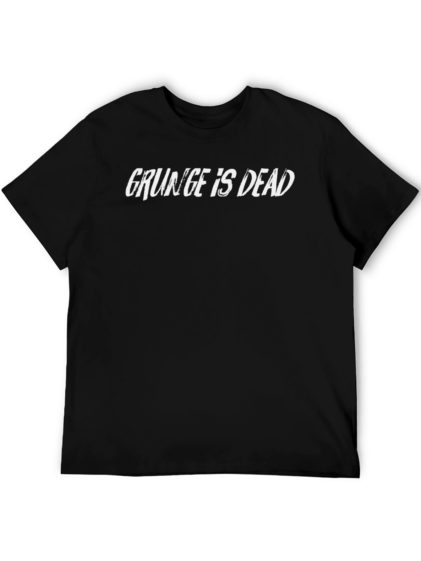 Grunge Is Dead Graphic Tee - Black T-Shirt