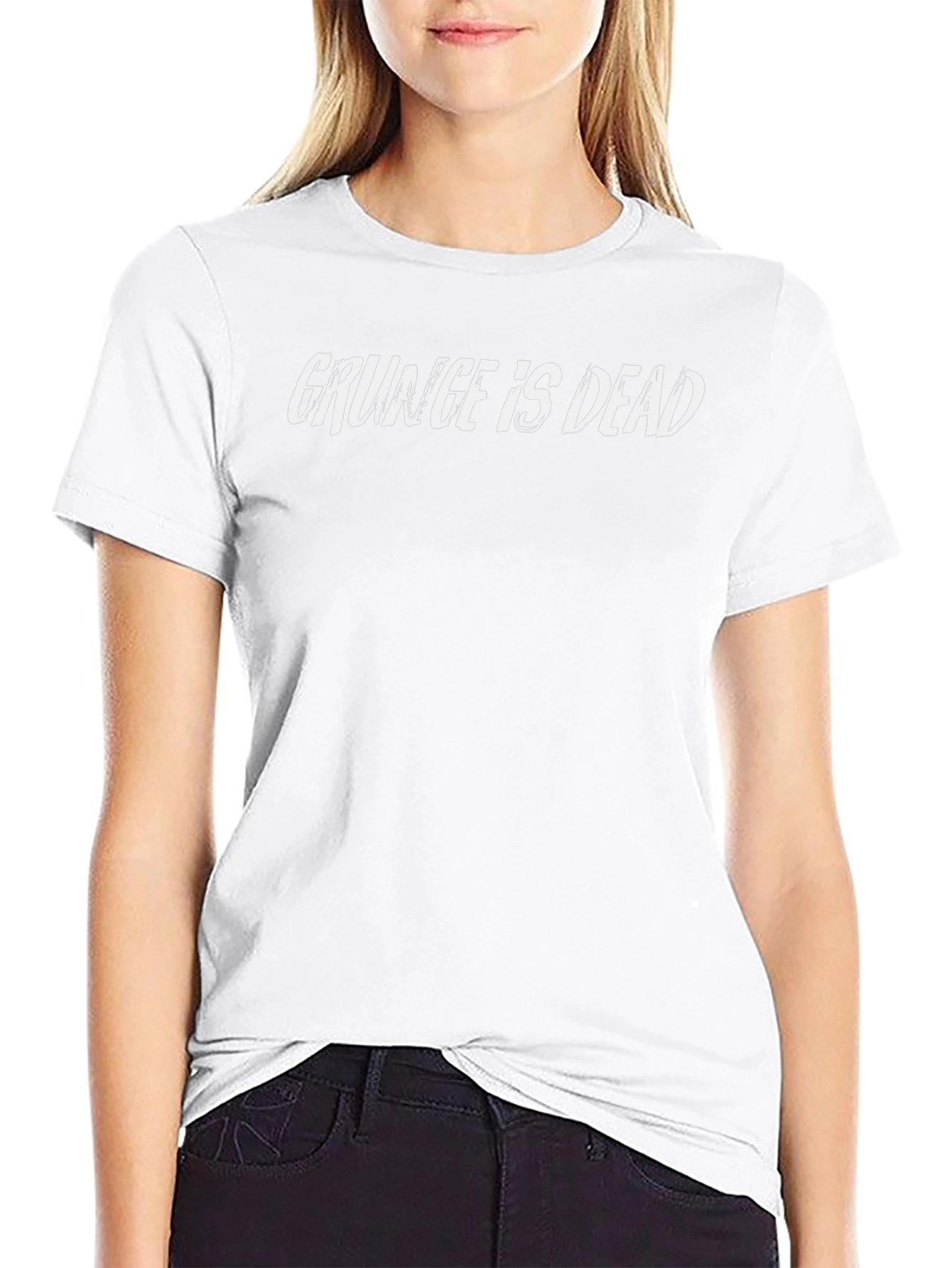 Grunge Is Dead Graphic Tee - Black T-Shirt