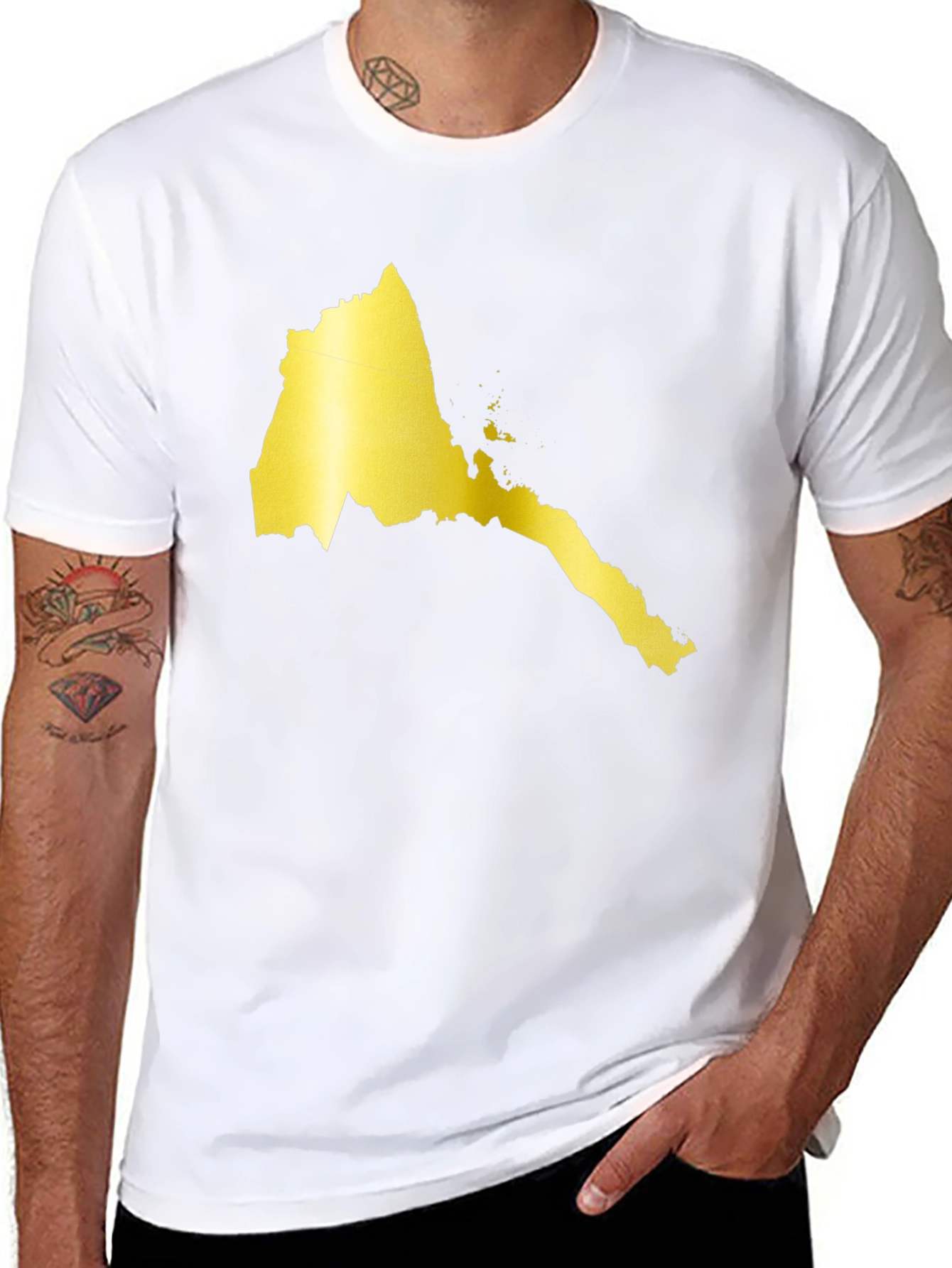 Eritrea Map Tee -  Celebrate Eritrean Pride