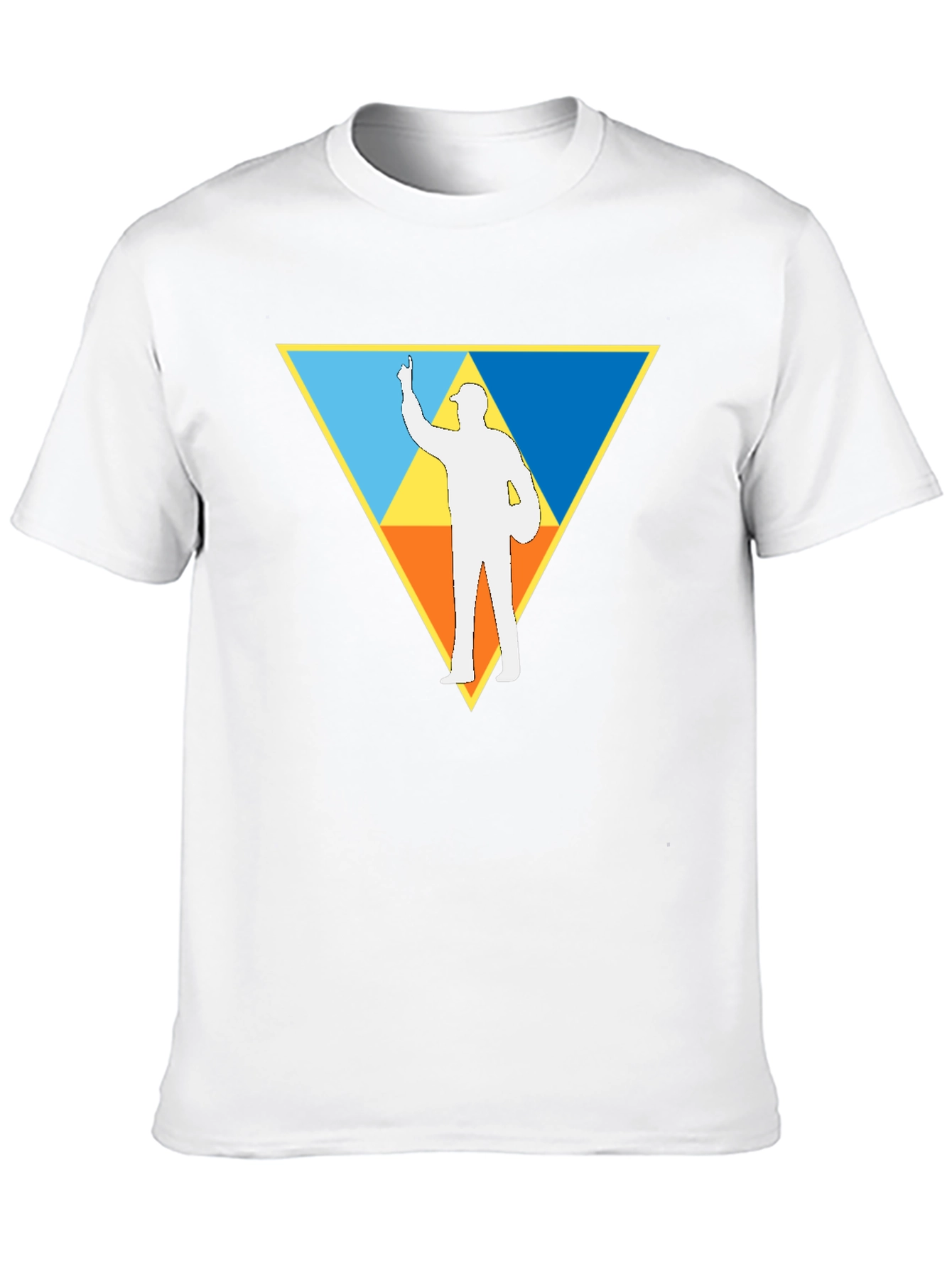 Triangle Graphic Black T-Shirt