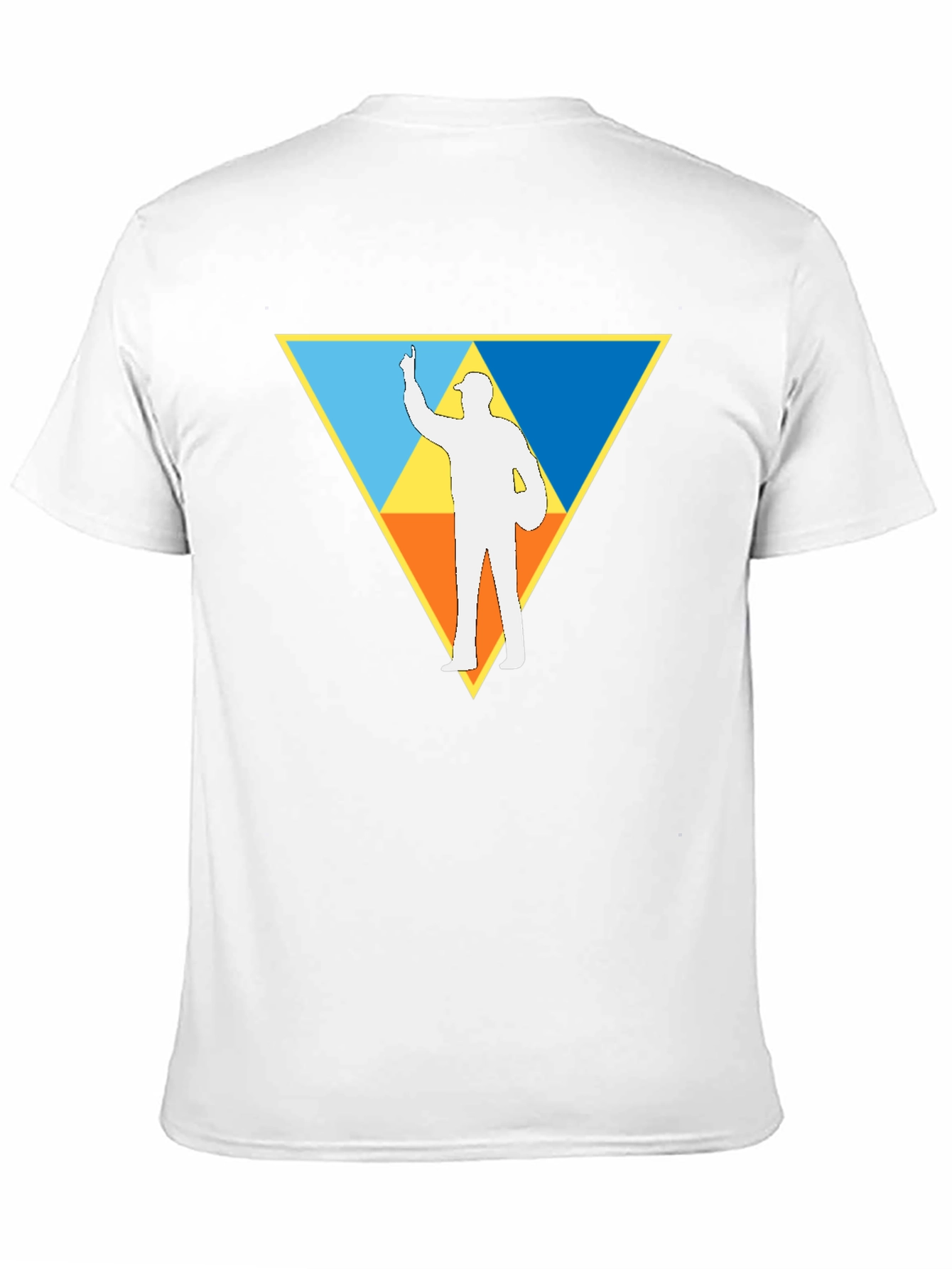 Triangle Graphic Black T-Shirt